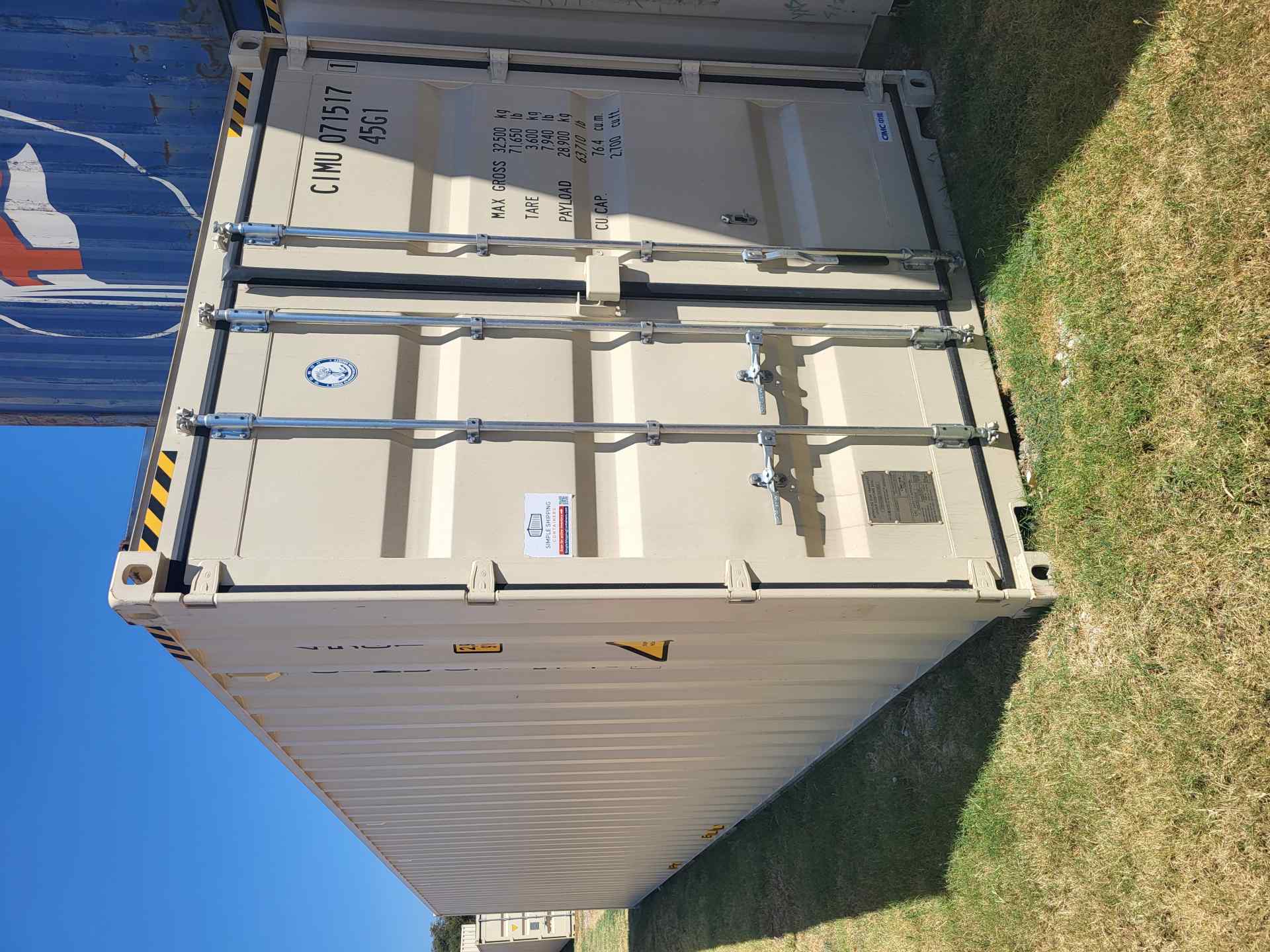 Front corner view of the product
