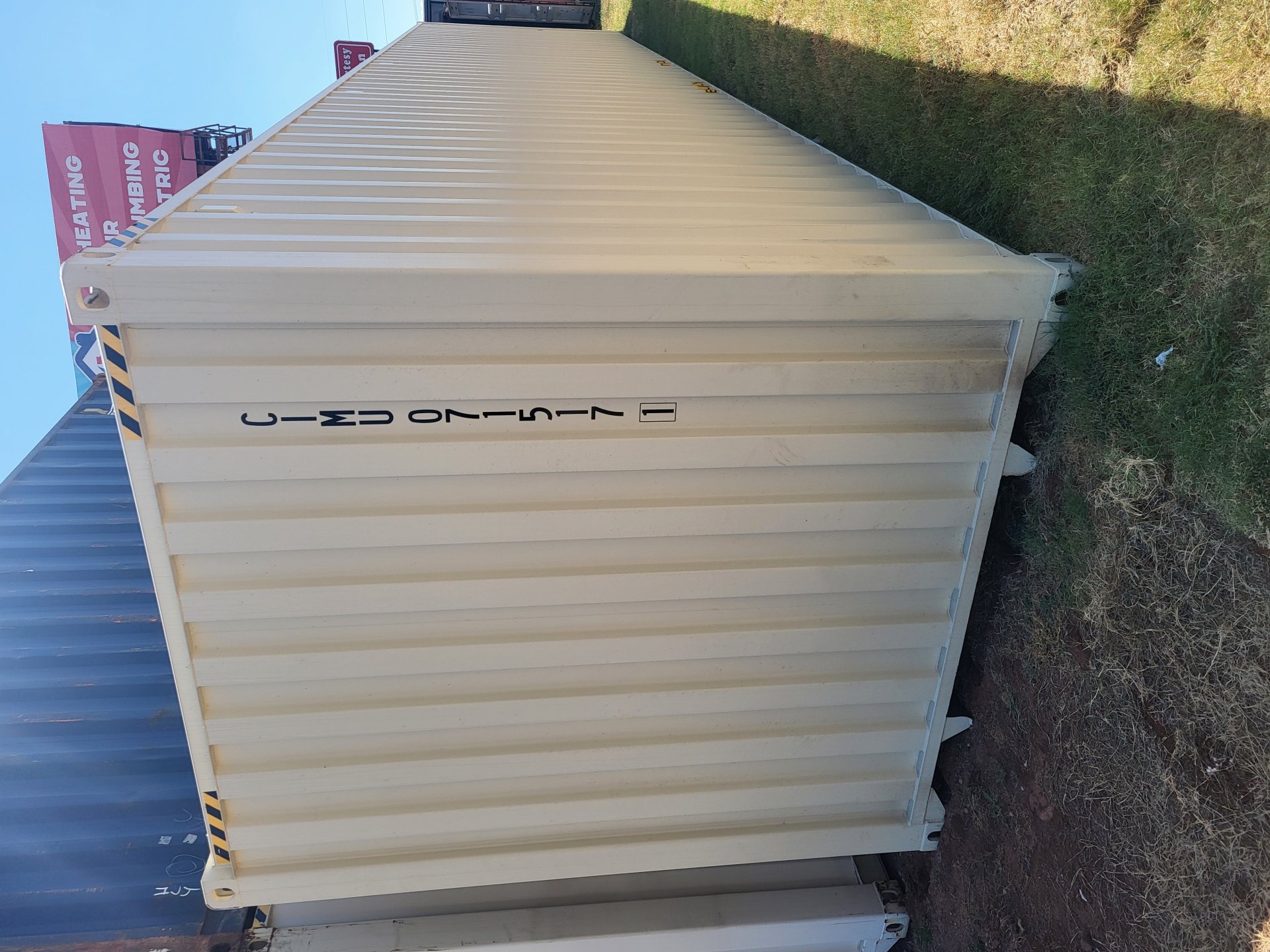 Rear corner view of the product