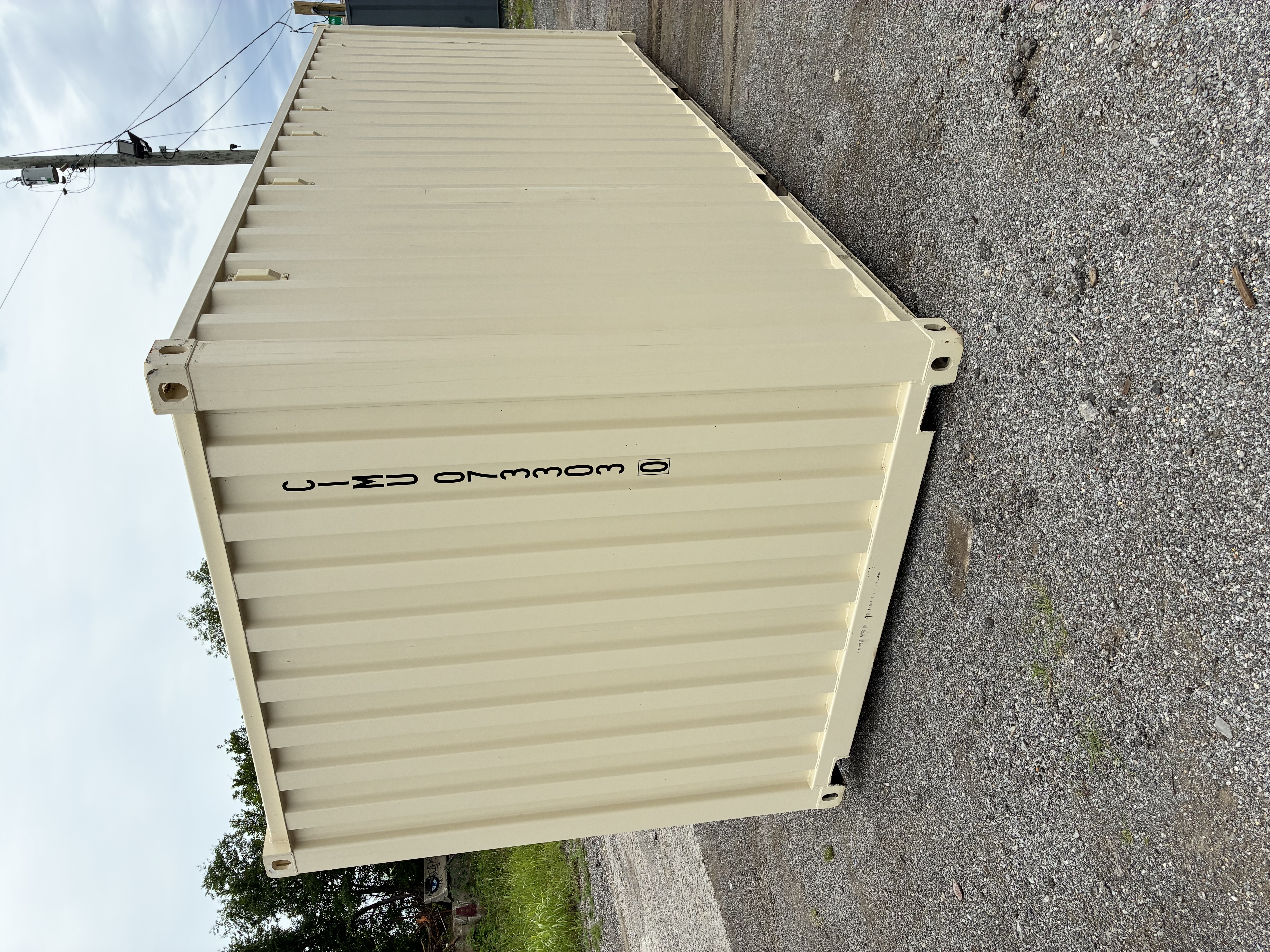 Rear corner view of the product