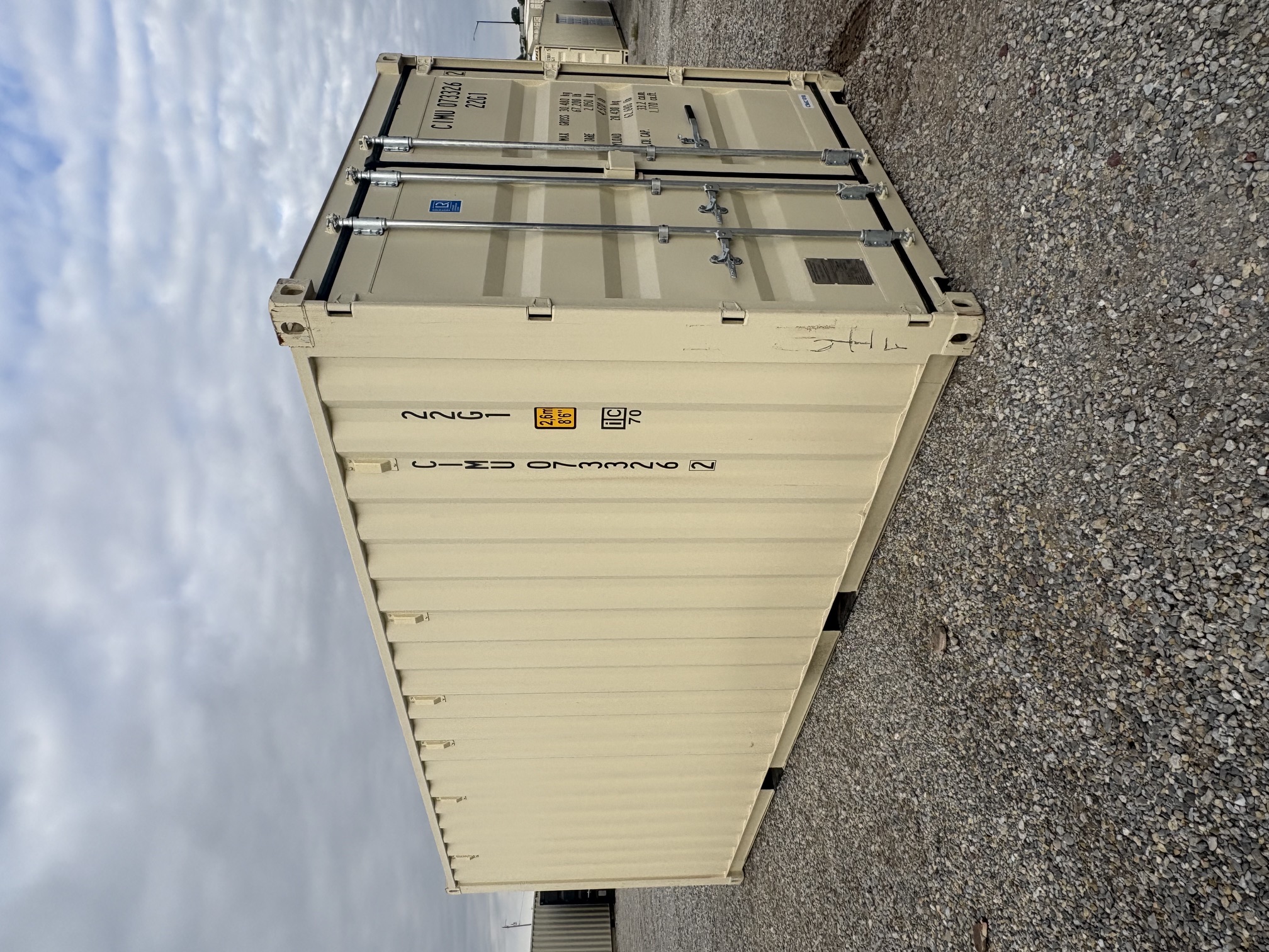 Front corner view of the product