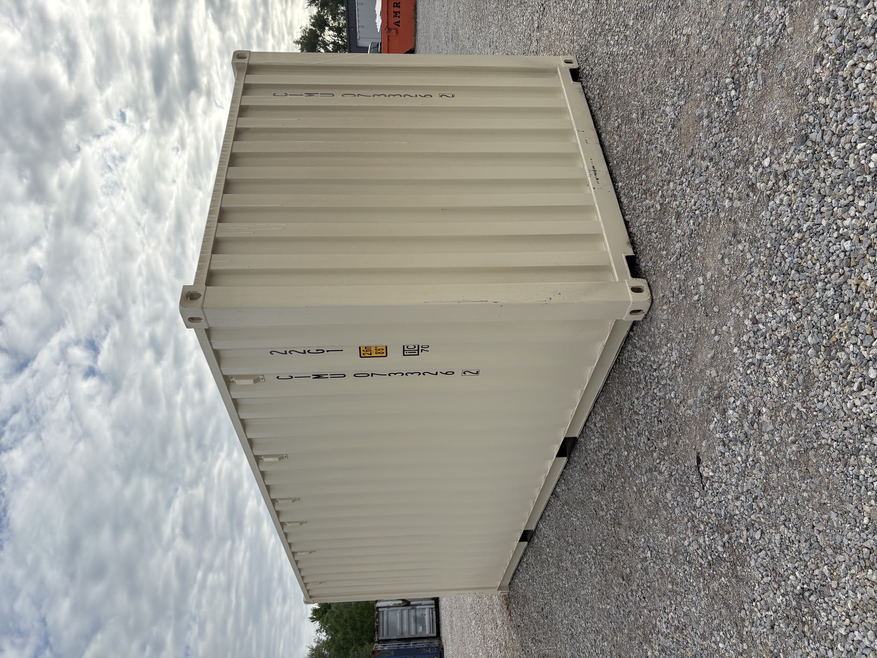 Rear corner view of the product