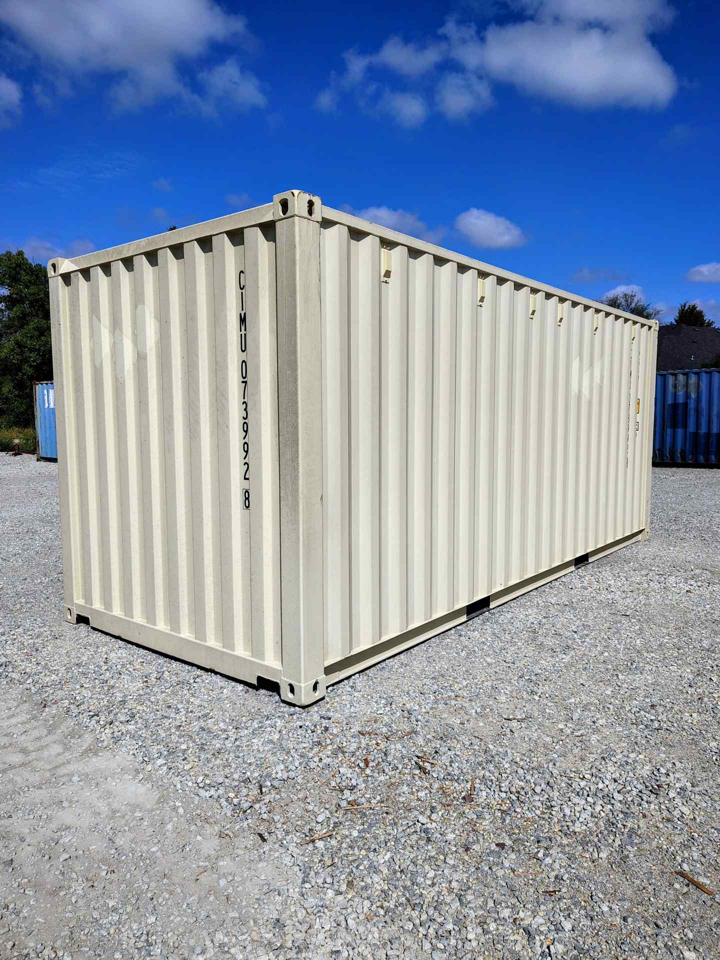 Rear corner view of the product