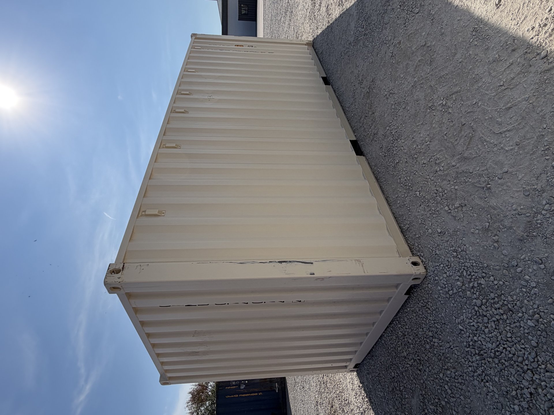 Rear corner view of the product