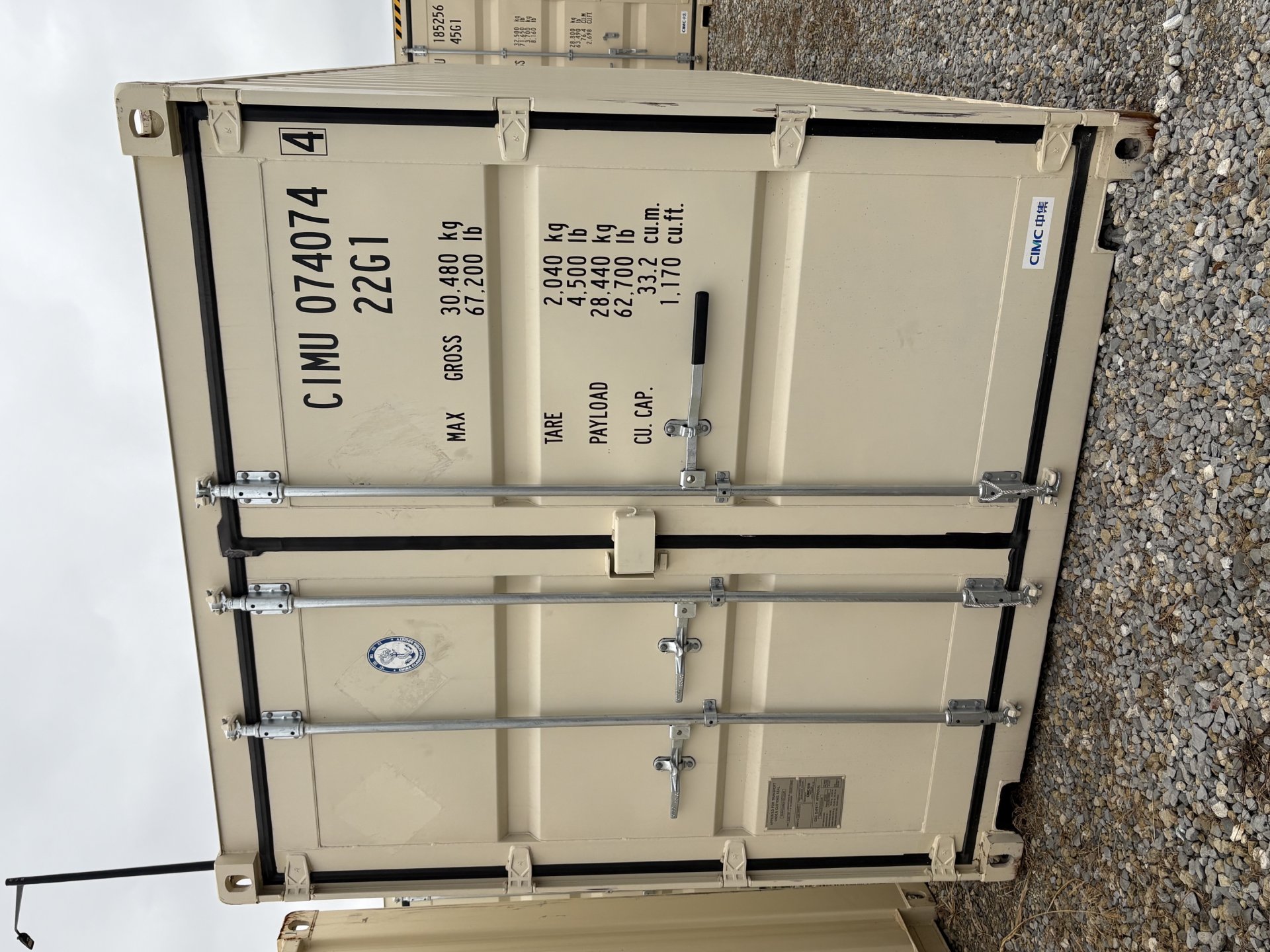 Rear corner view of the product