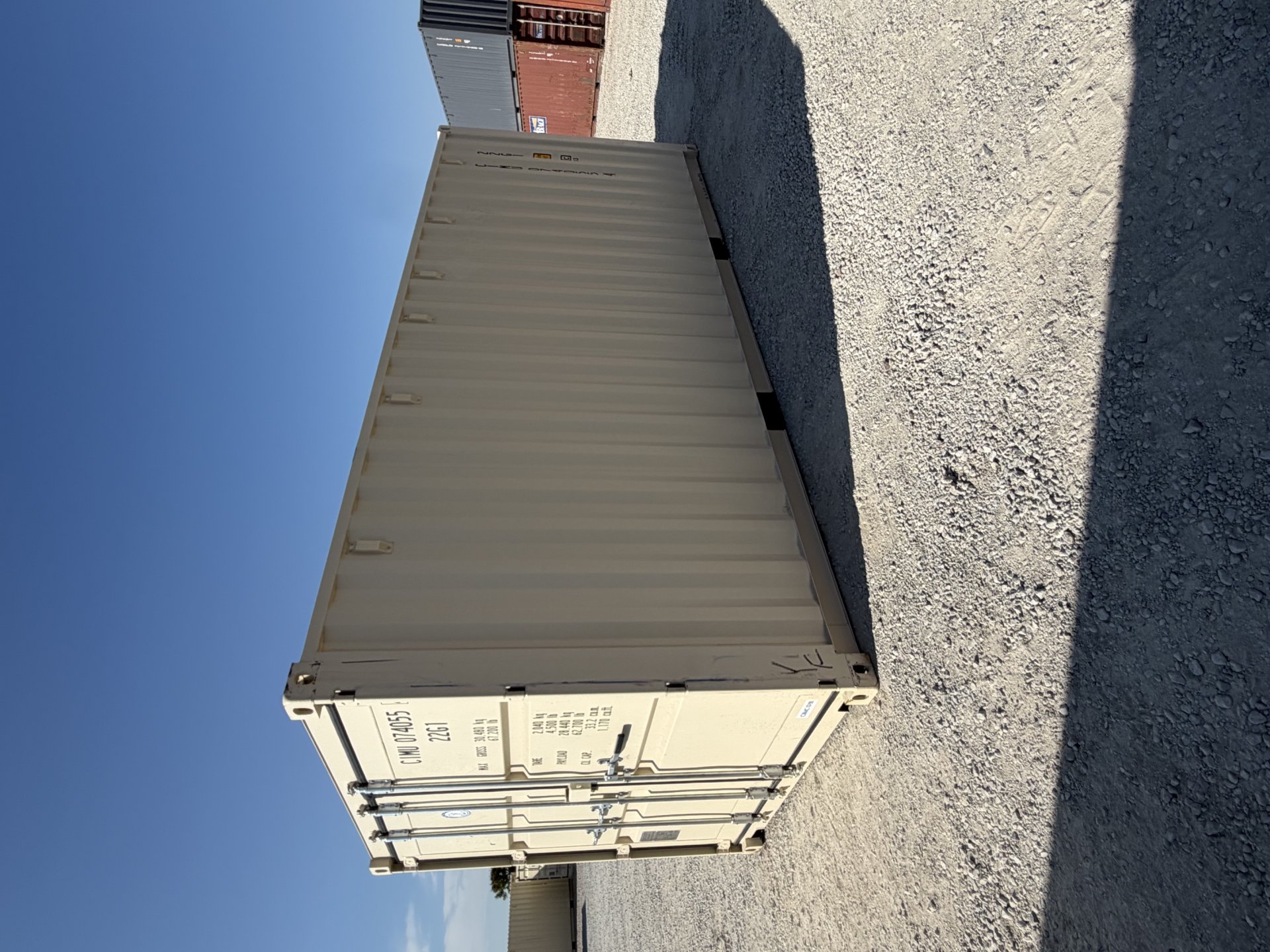 Front corner view of the product