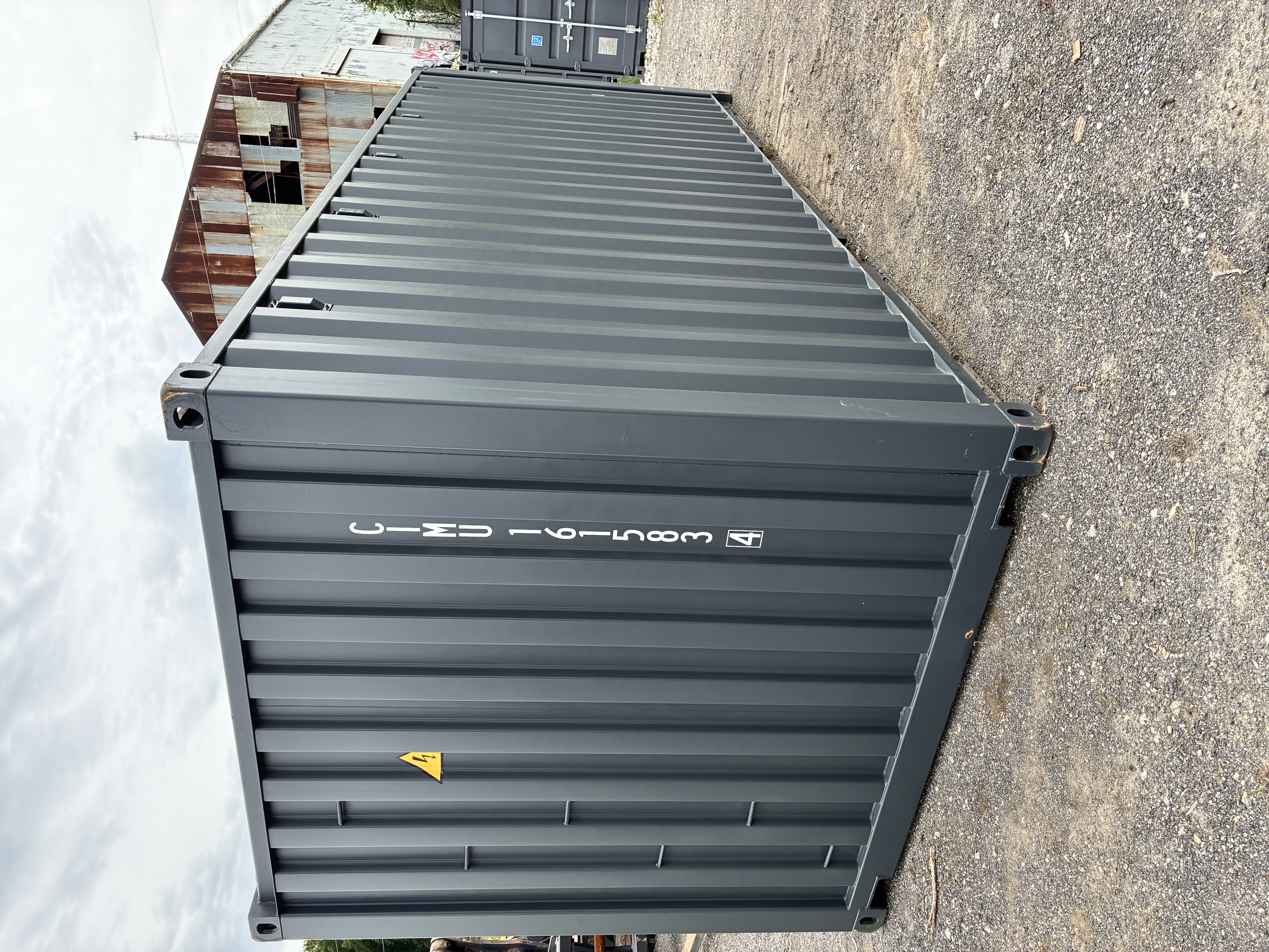 Rear corner view of the product