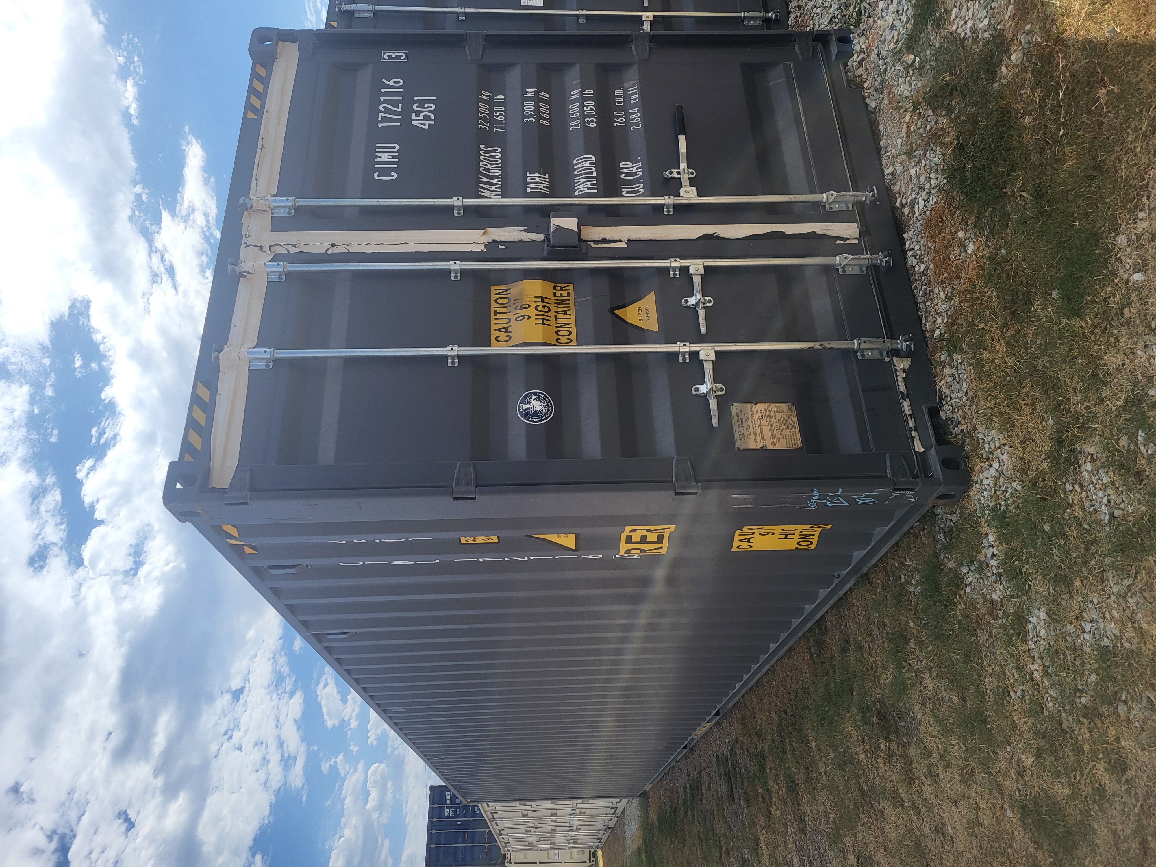 Rear corner view of the product