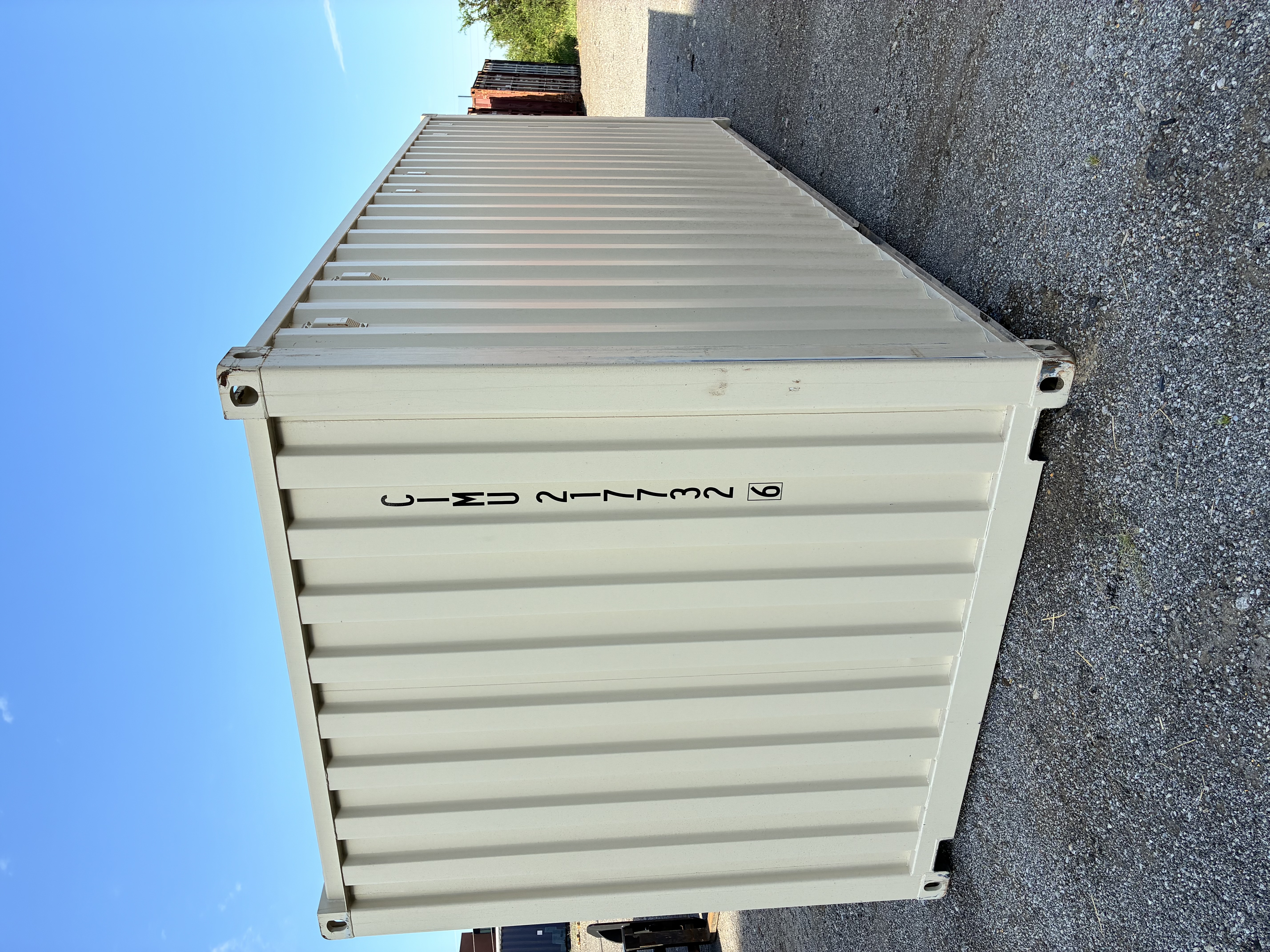 Rear corner view of the product