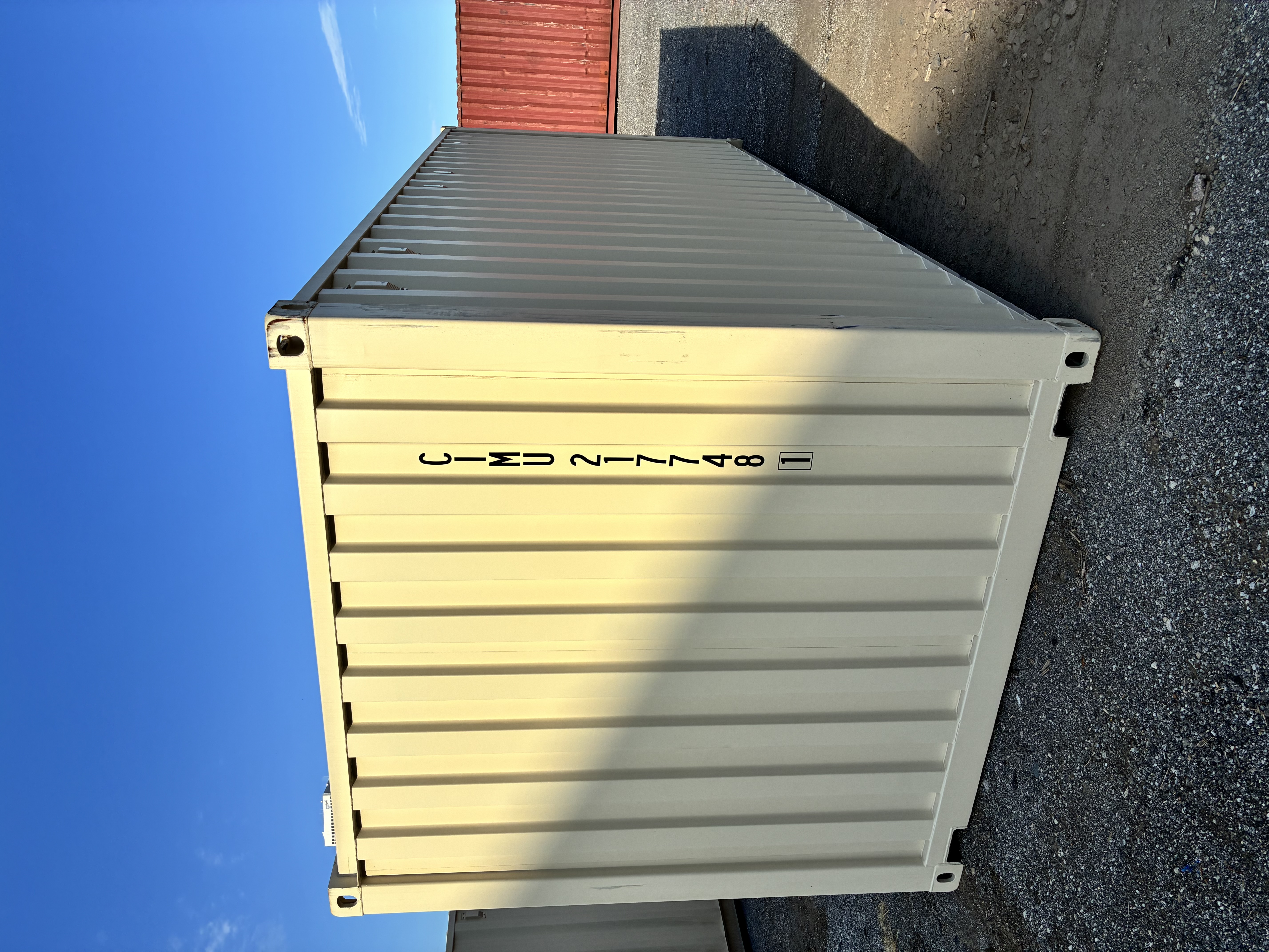 Rear corner view of the product