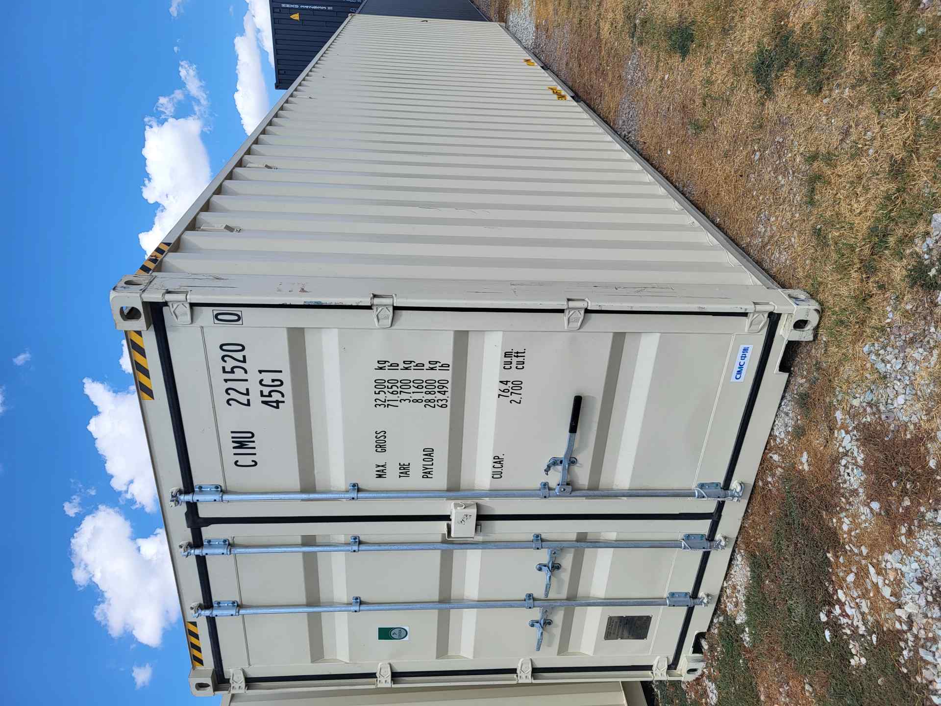 Front corner view of the product