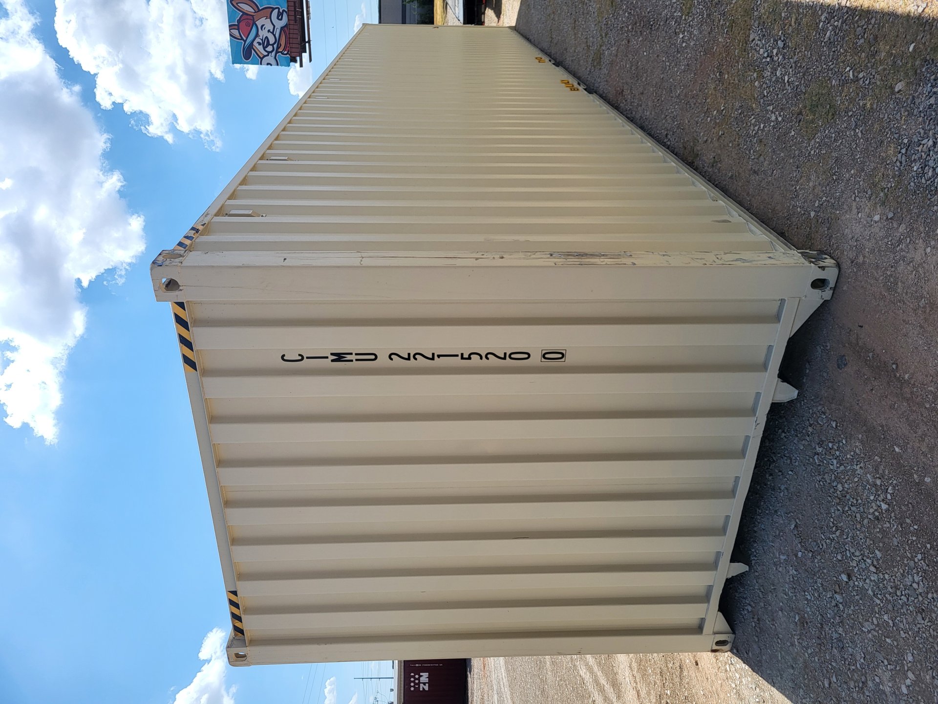 Rear corner view of the product