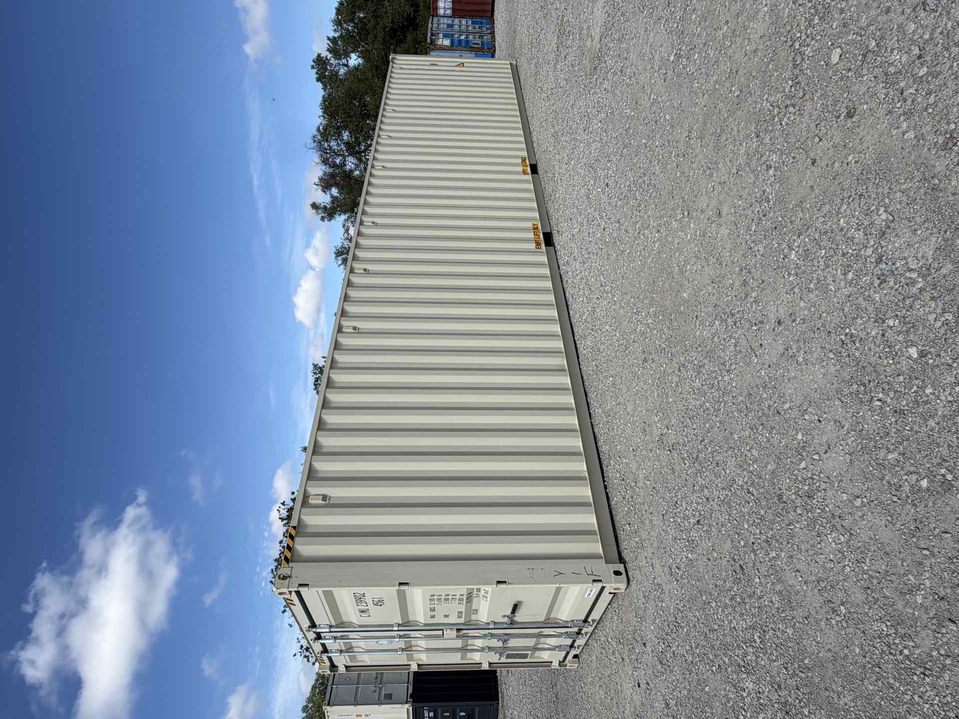 Front corner view of the product