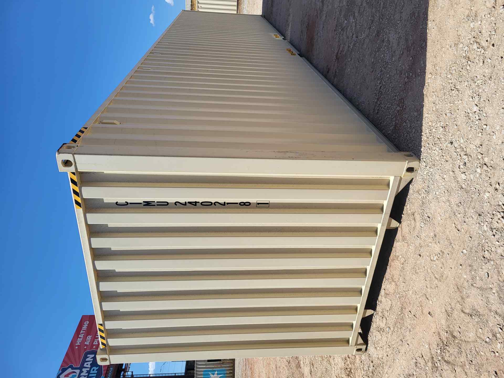 Rear corner view of the product