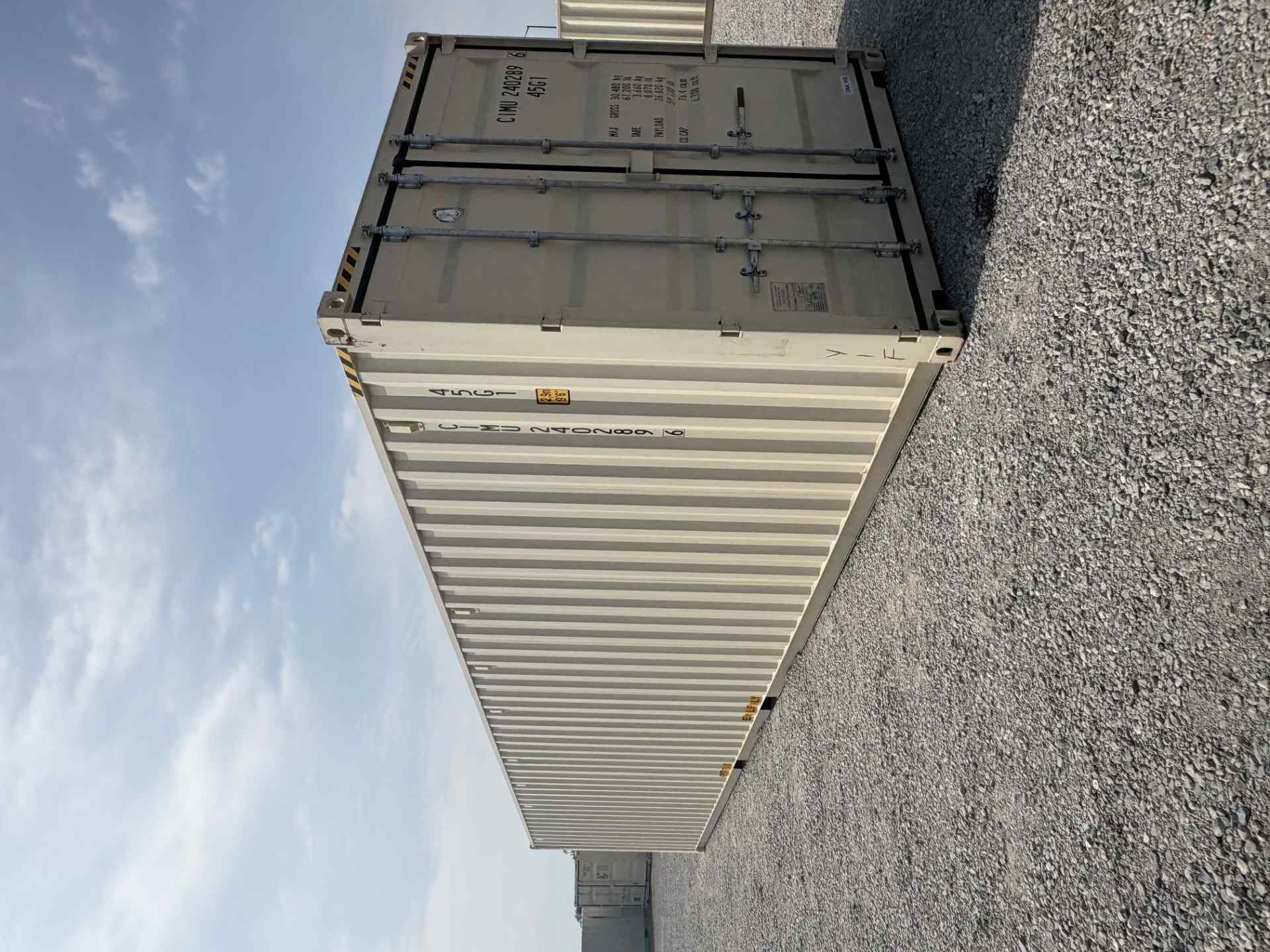 Front corner view of the product
