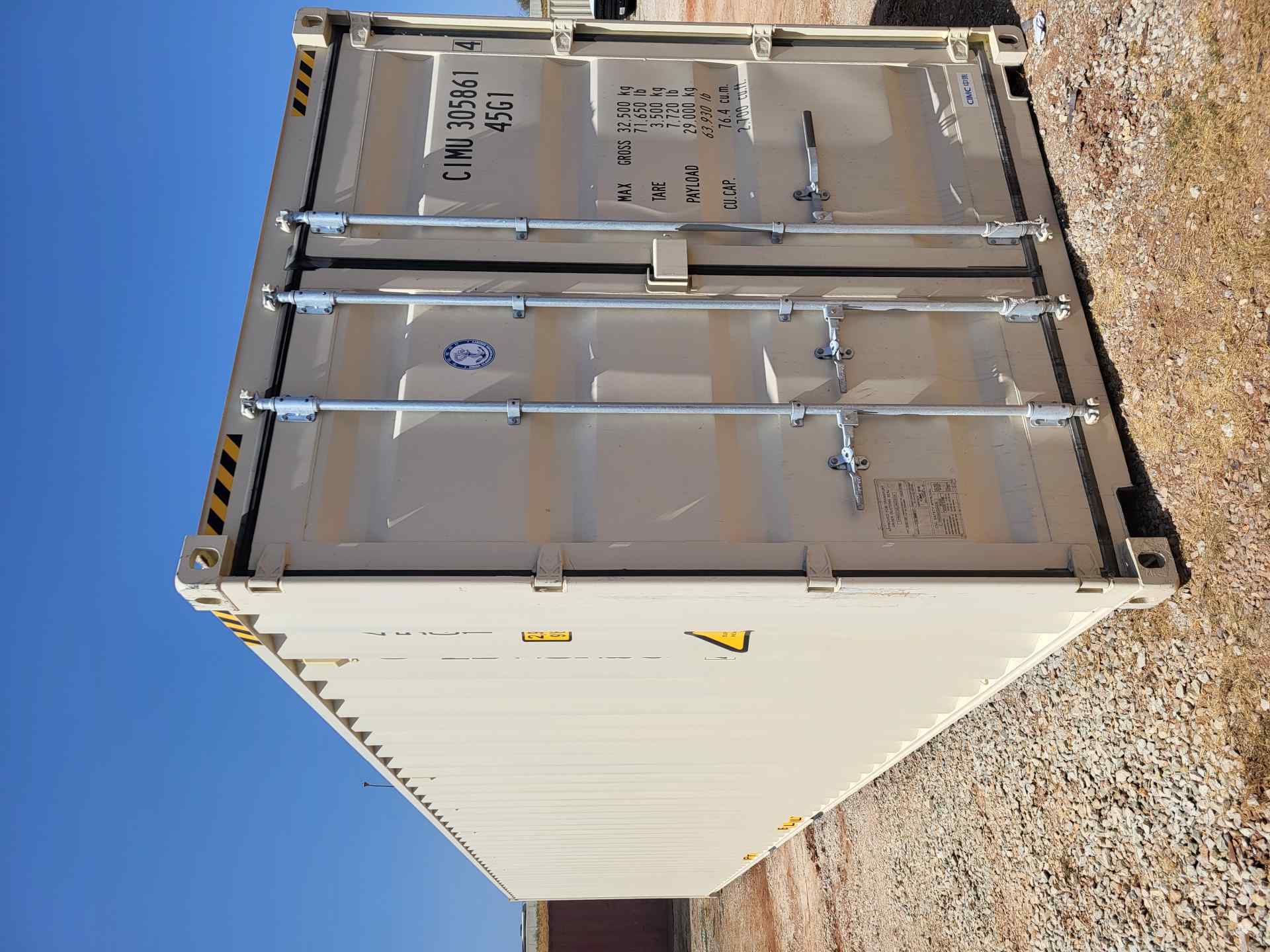 Front corner view of the product
