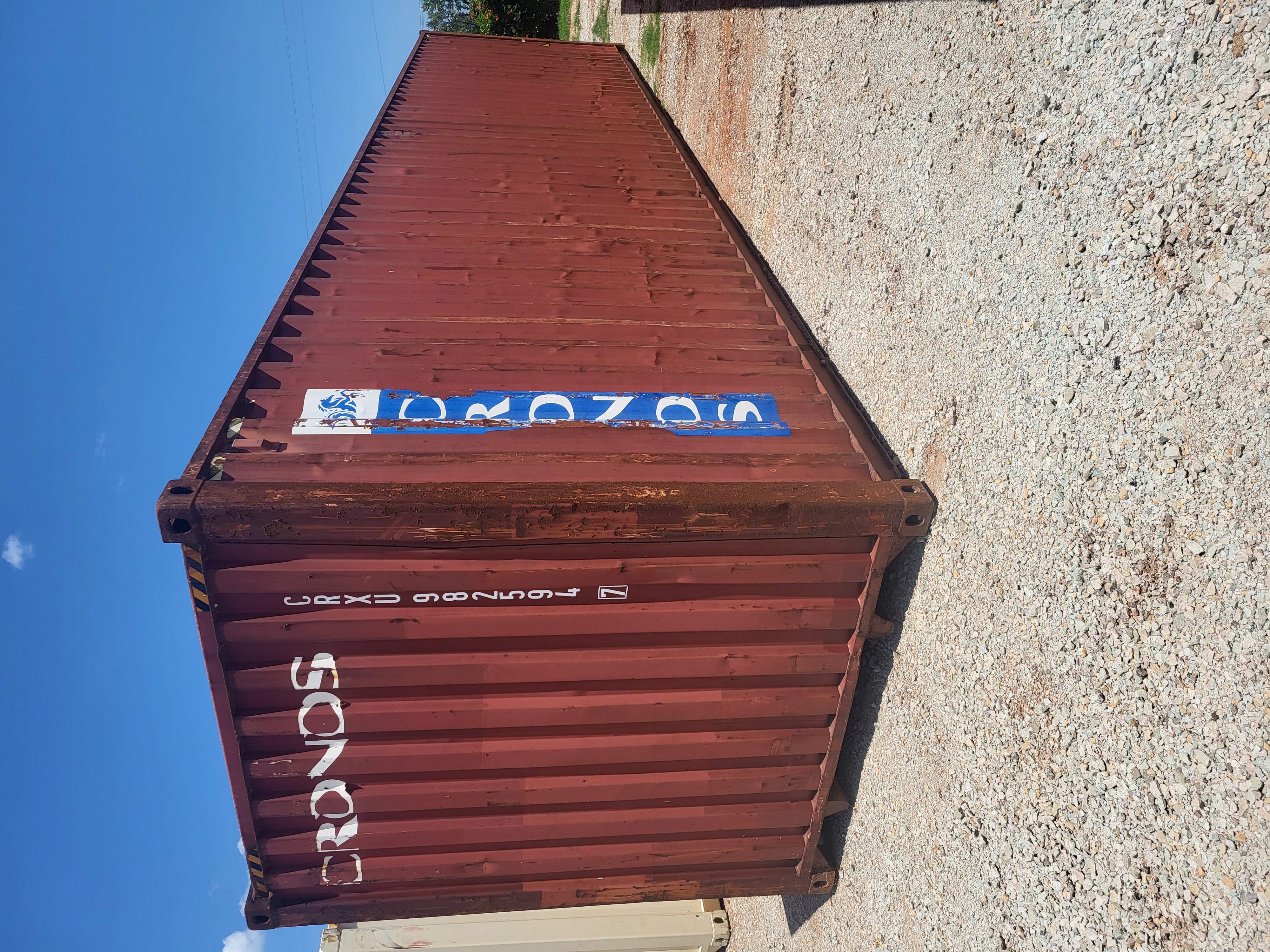 Rear corner view of the product