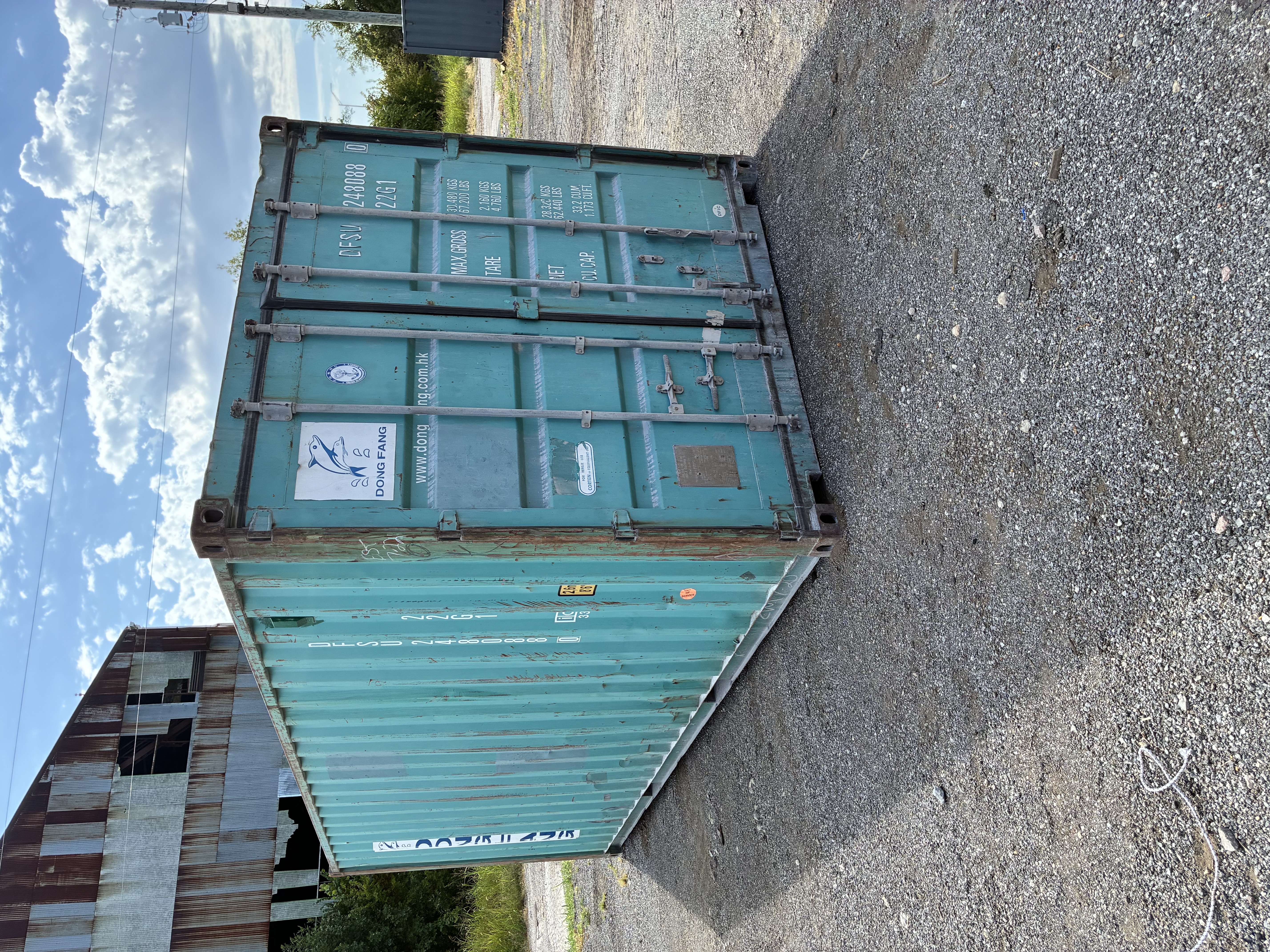 Front corner view of the product