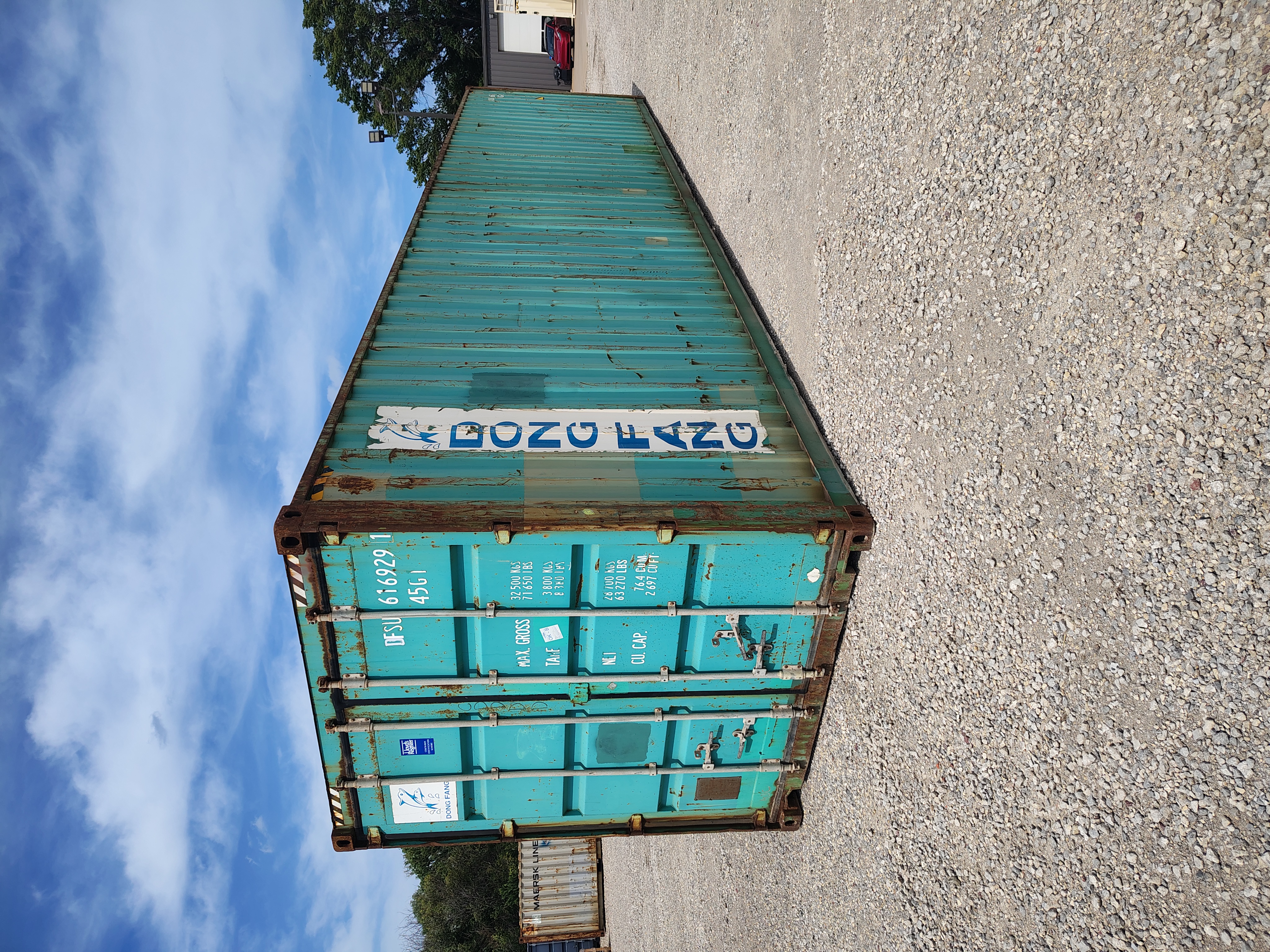 Front corner view of the product