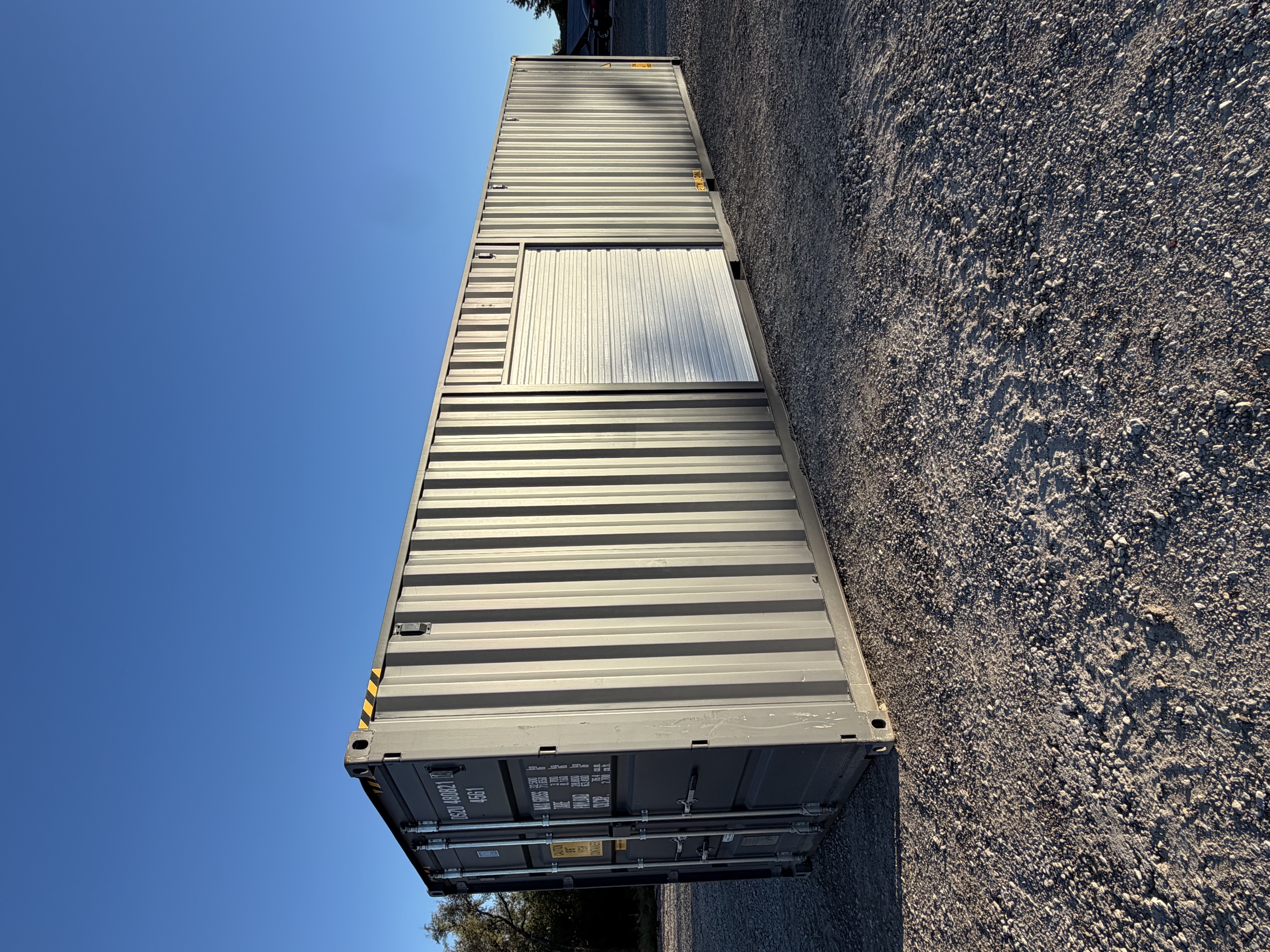 Front corner view of the product