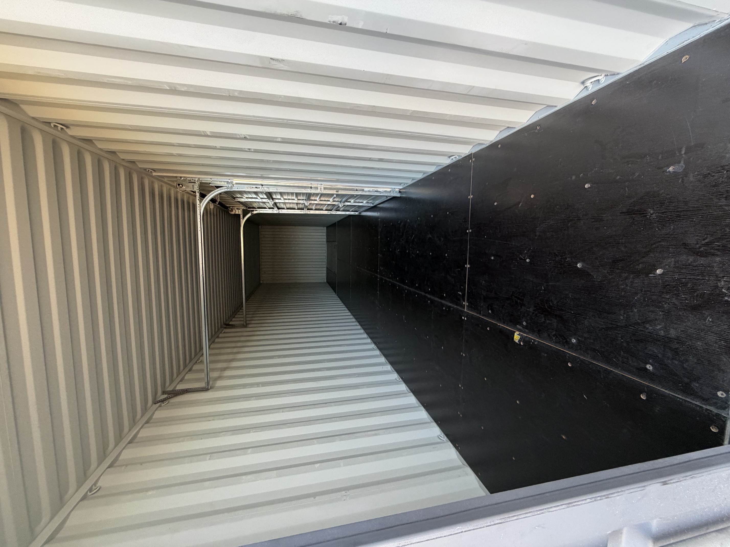 Rear corner view of the product