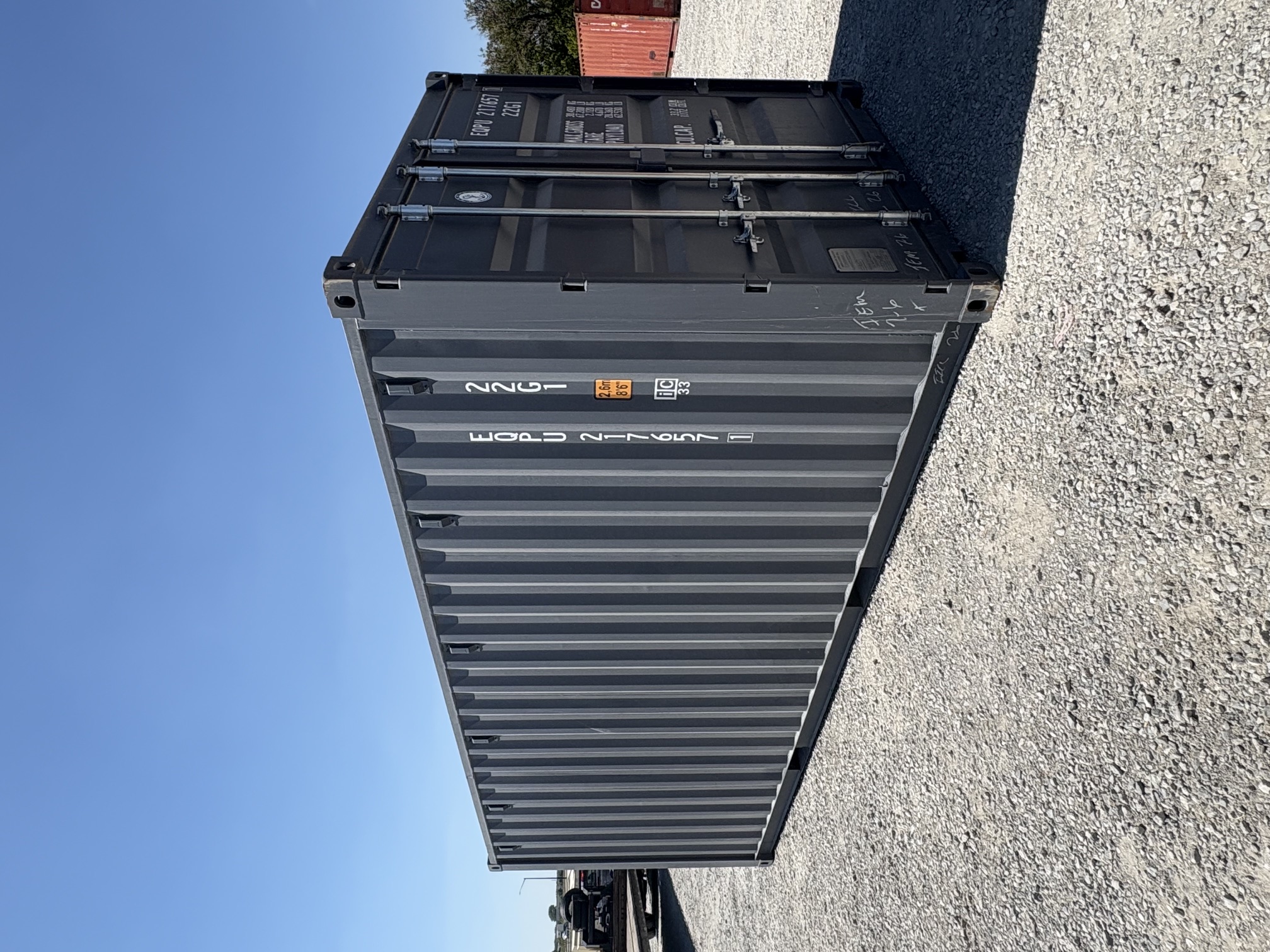 Front corner view of the product