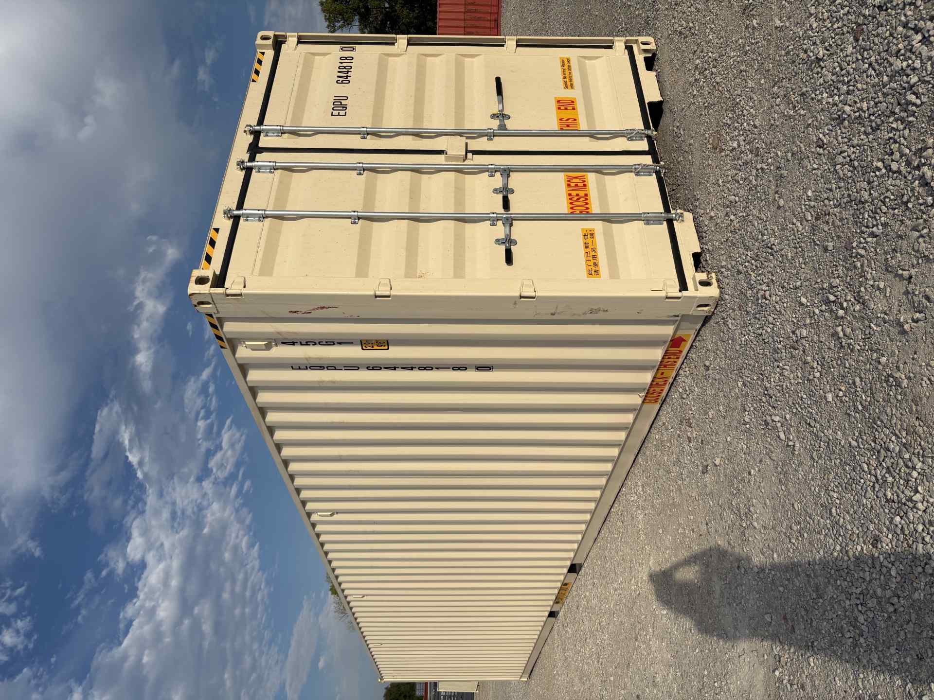 Front corner view of the product