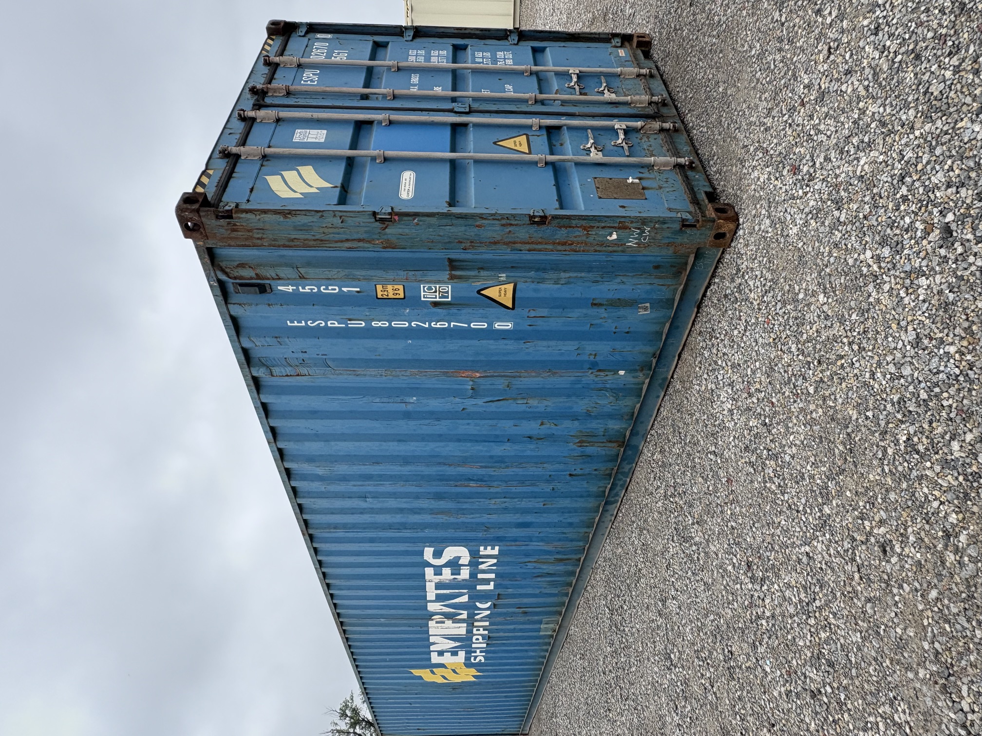 Front corner view of the product