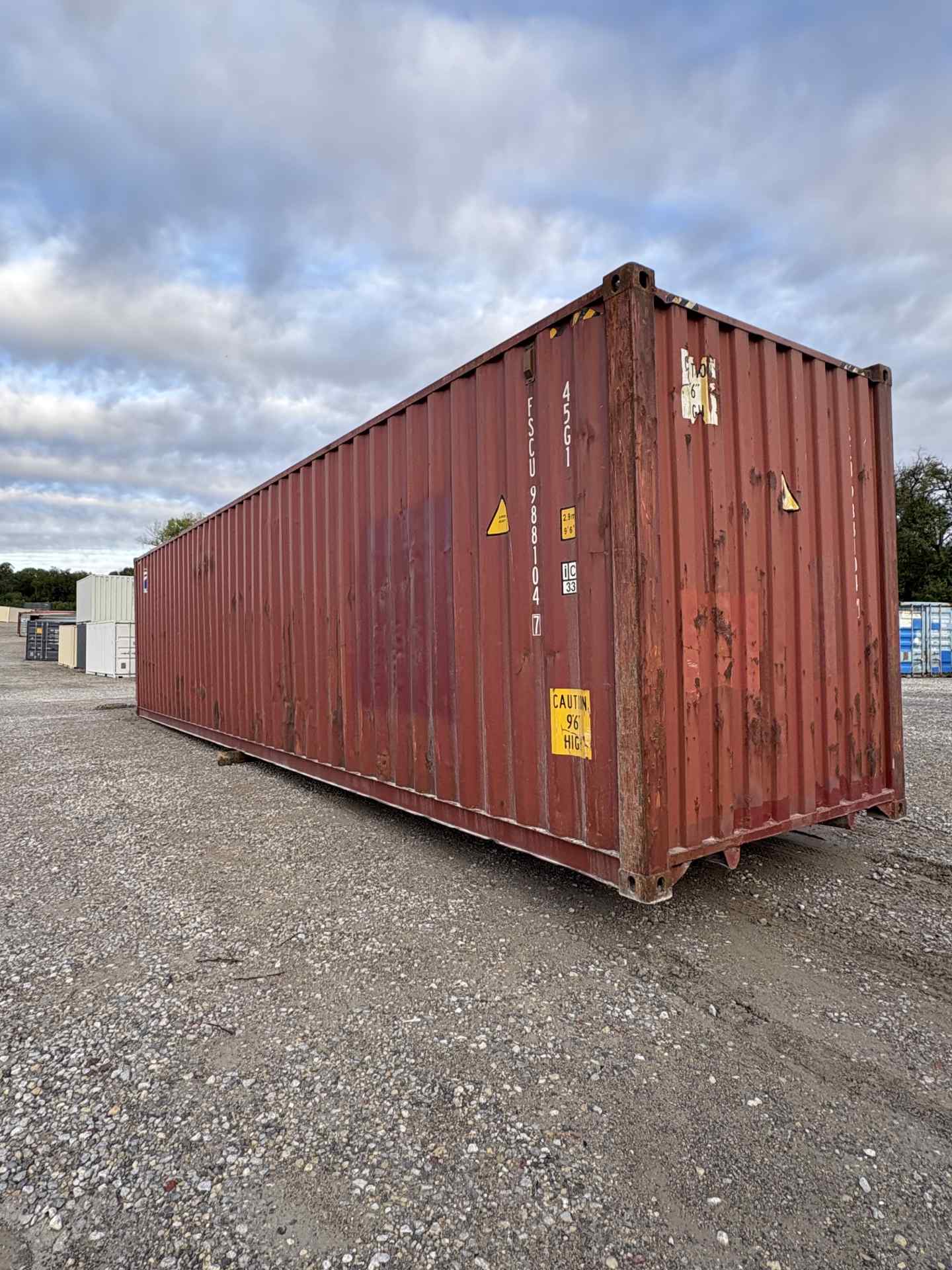 Rear corner view of the product