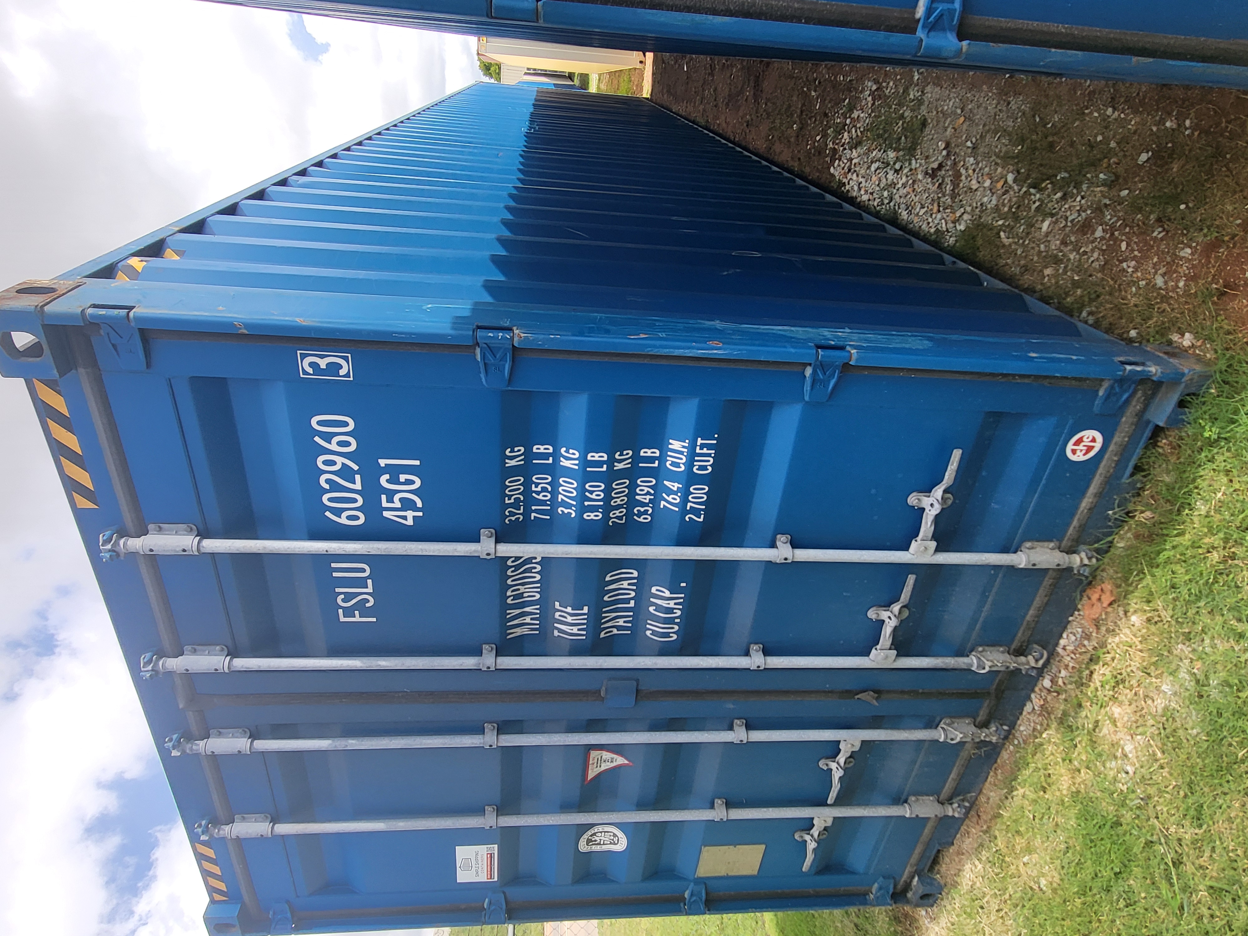 Front corner view of the product