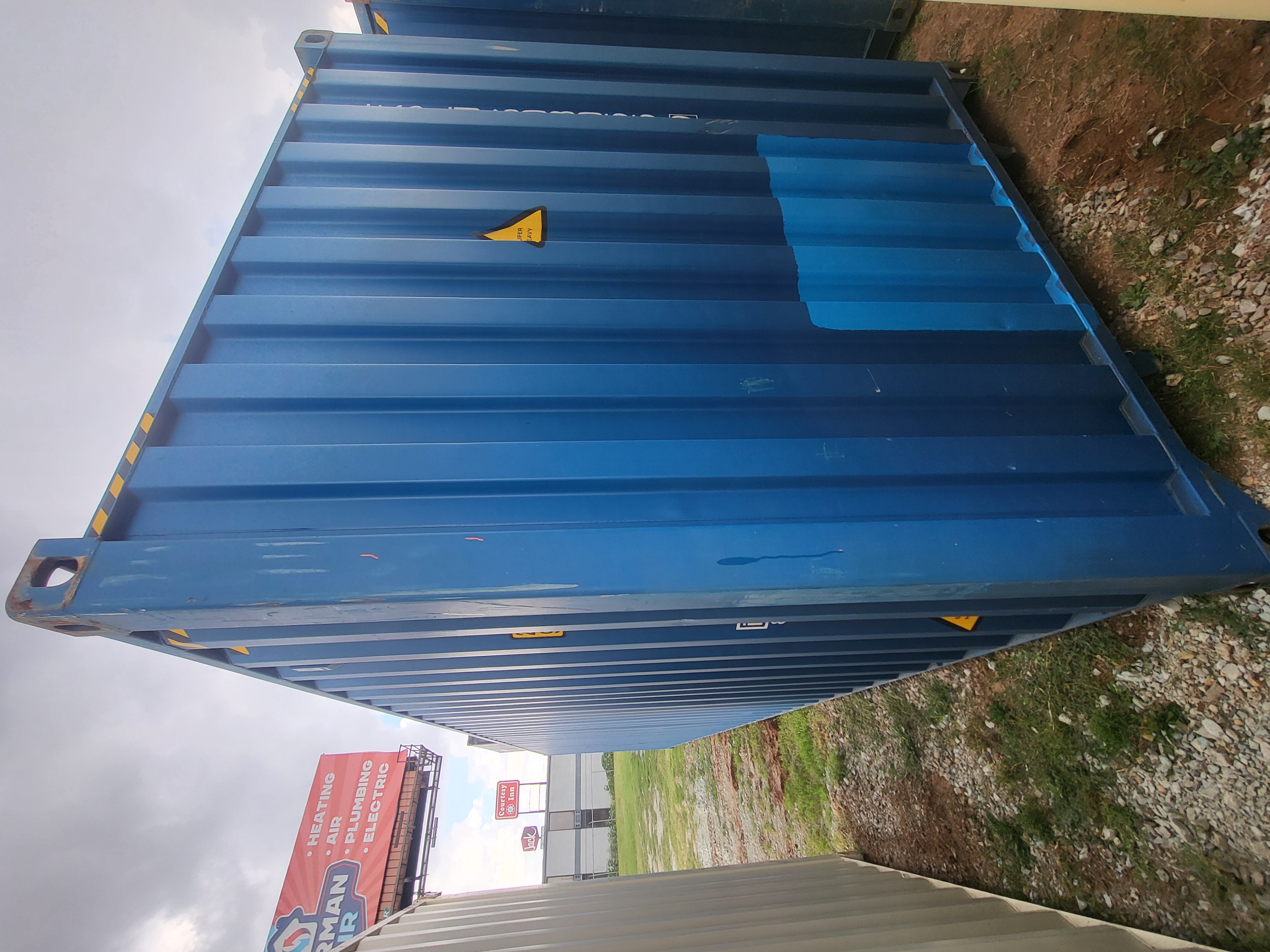 Rear corner view of the product