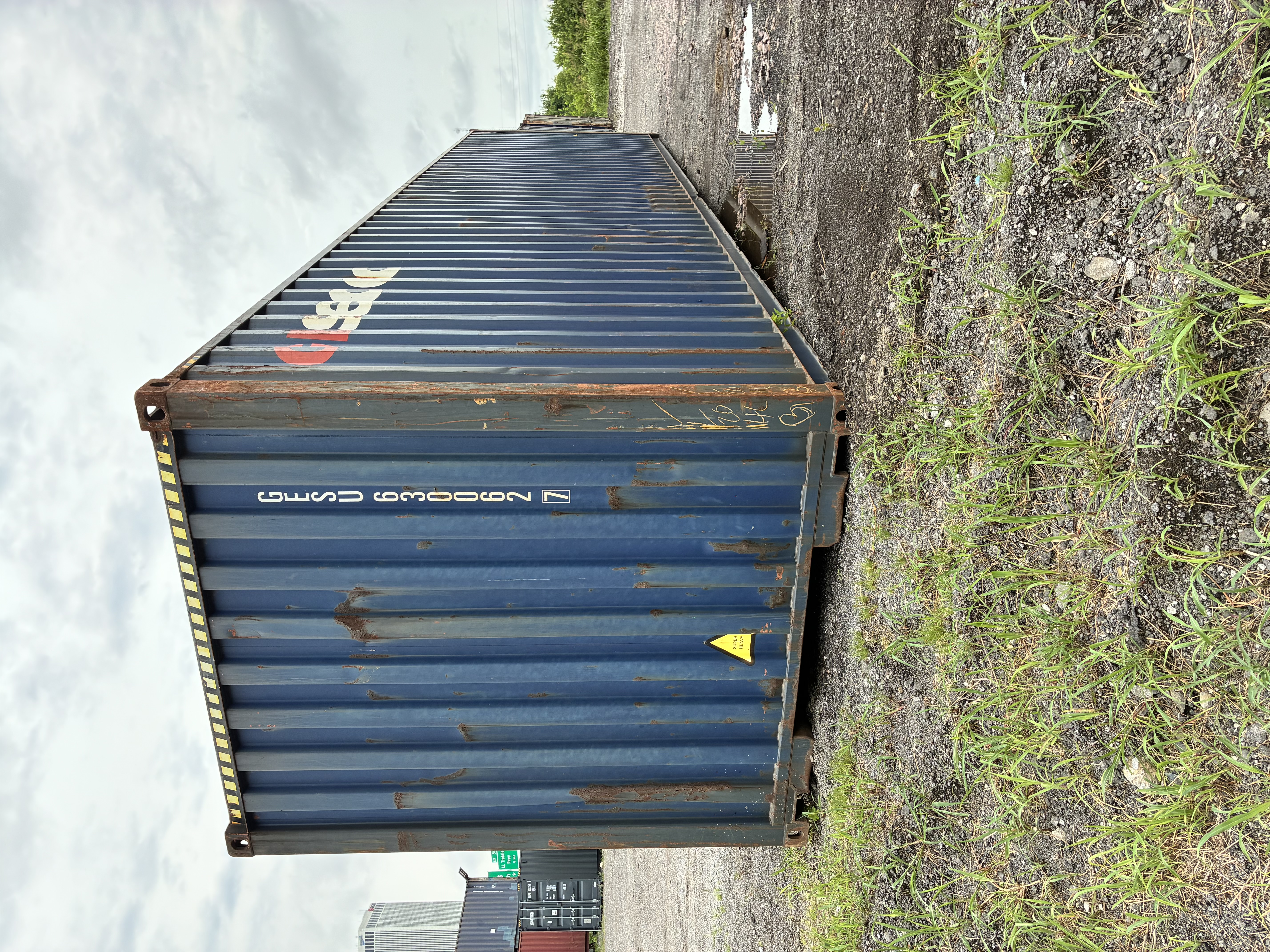 Rear corner view of the product
