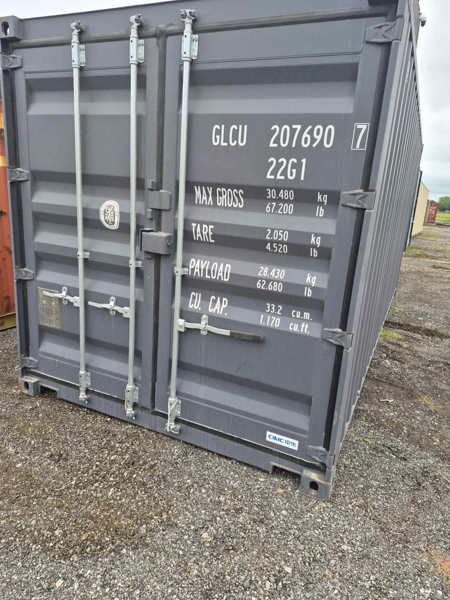 Front corner view of the product