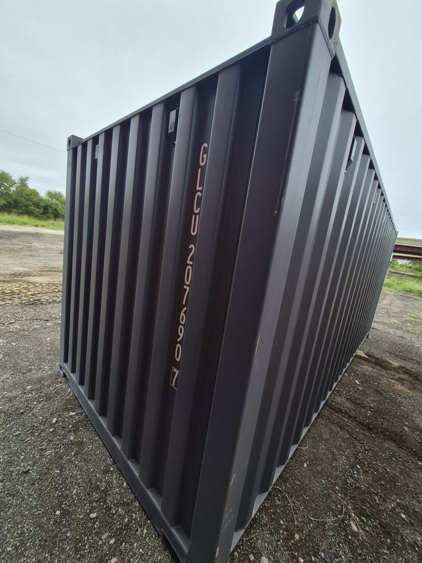 Rear corner view of the product