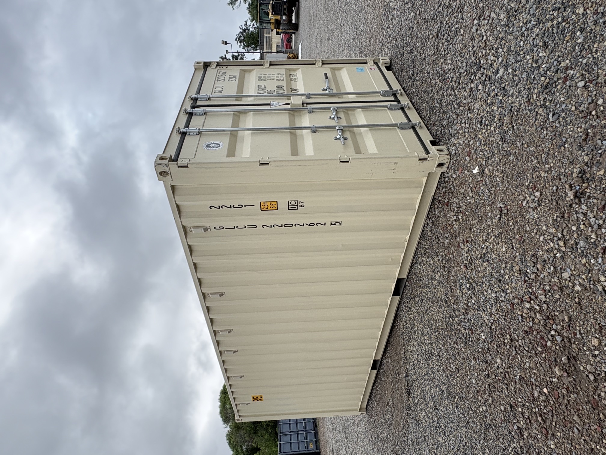 Rear corner view of the product