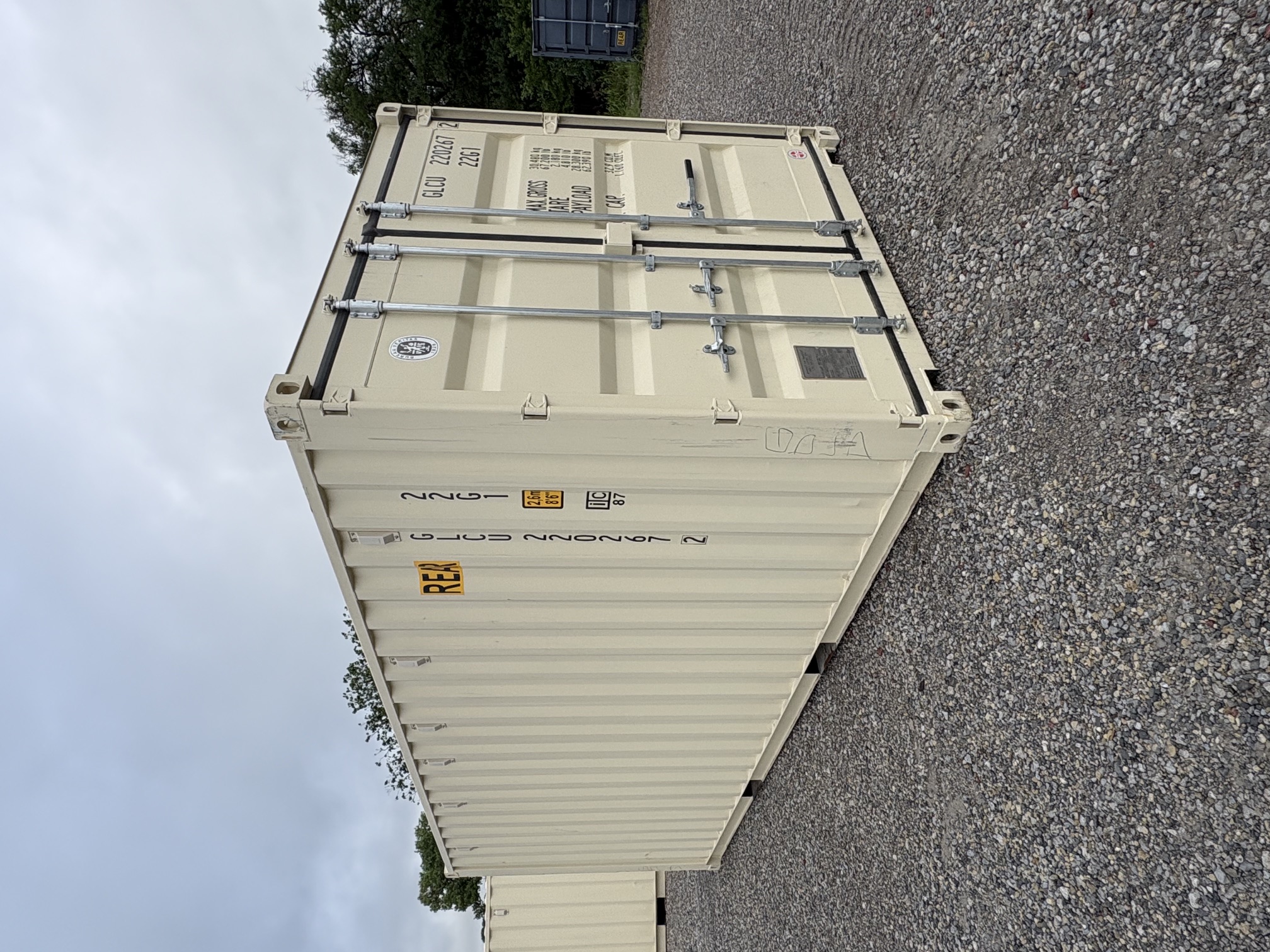 Front corner view of the product