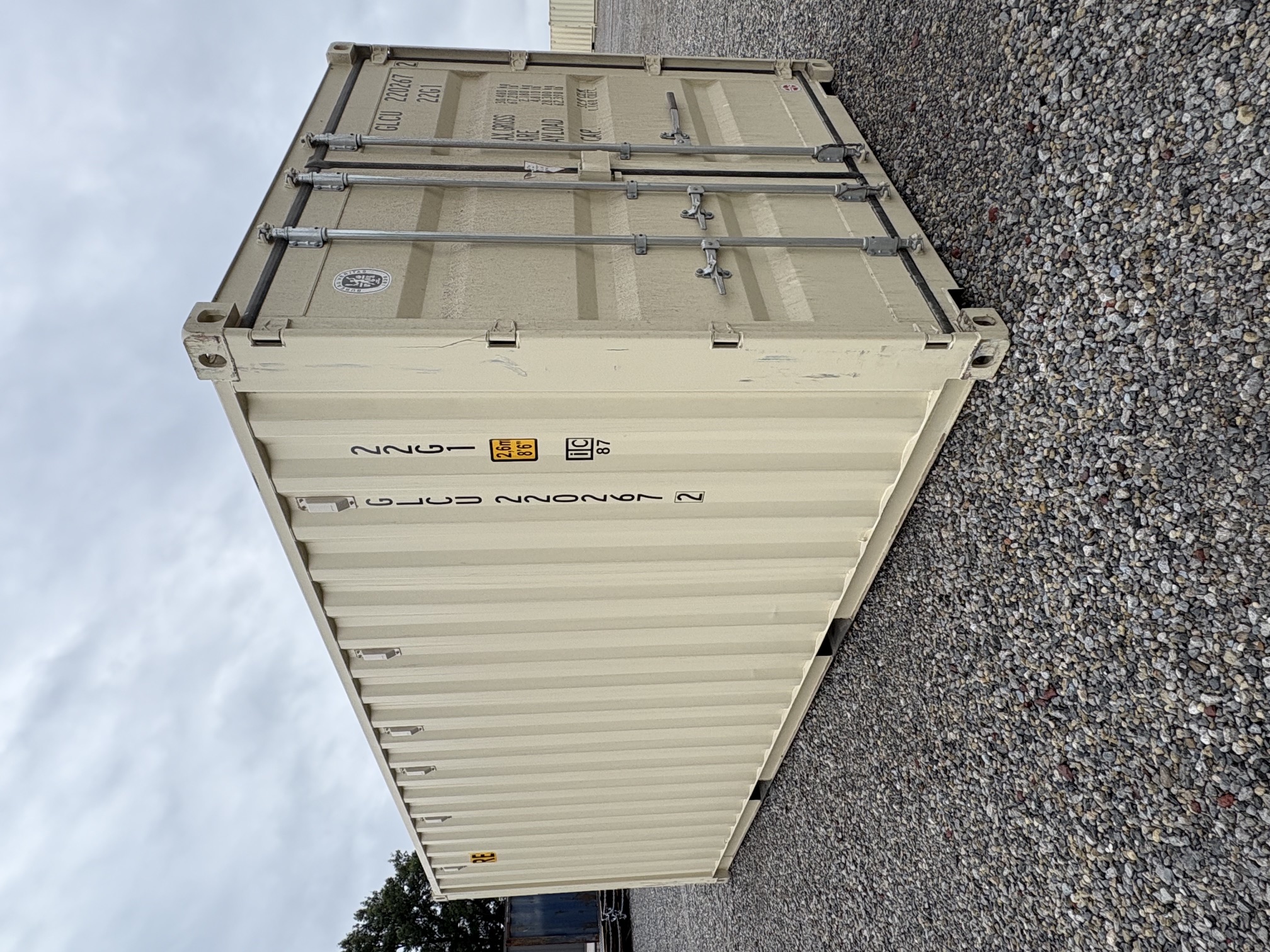 Rear corner view of the product