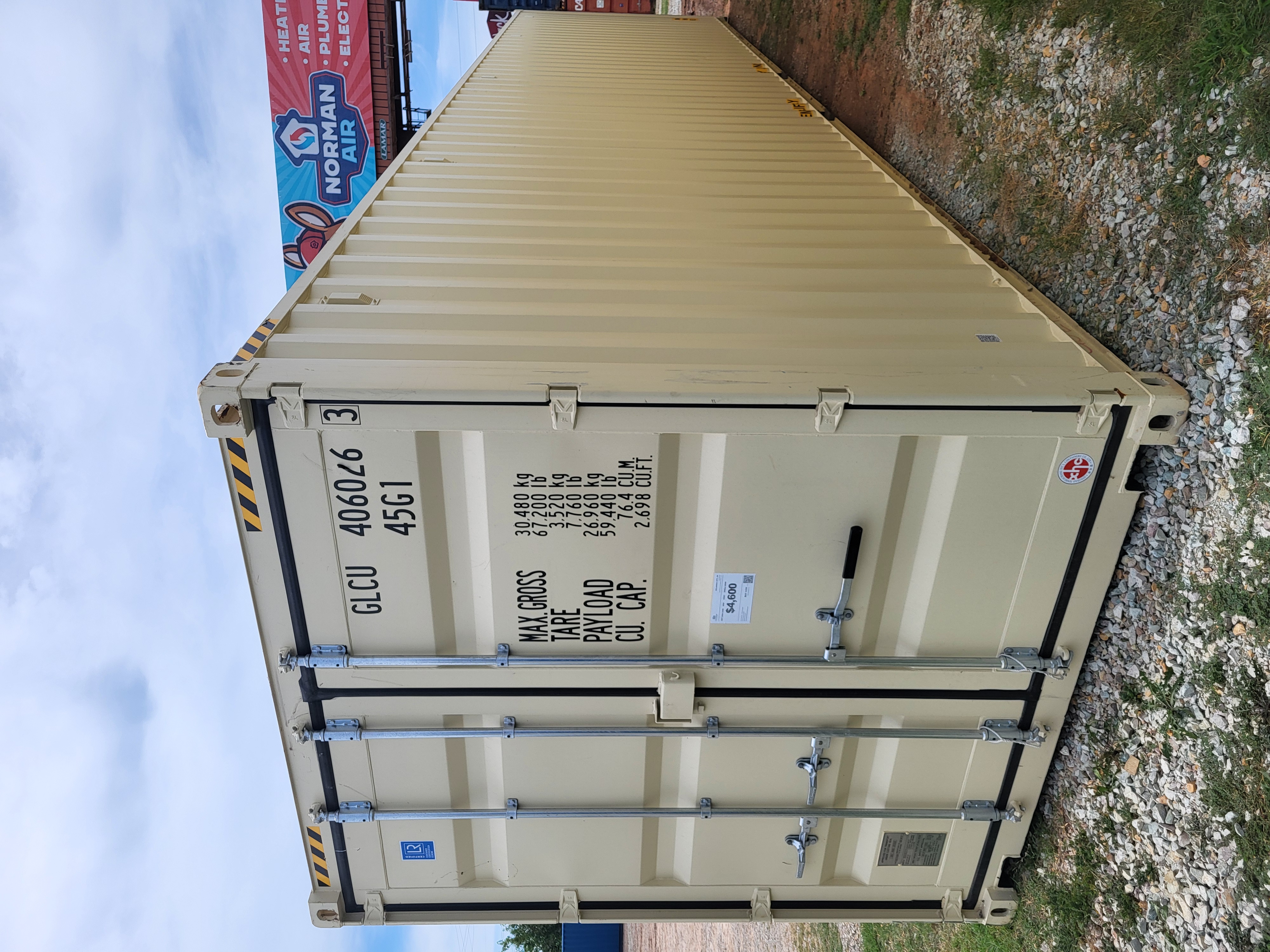 Front corner view of the product