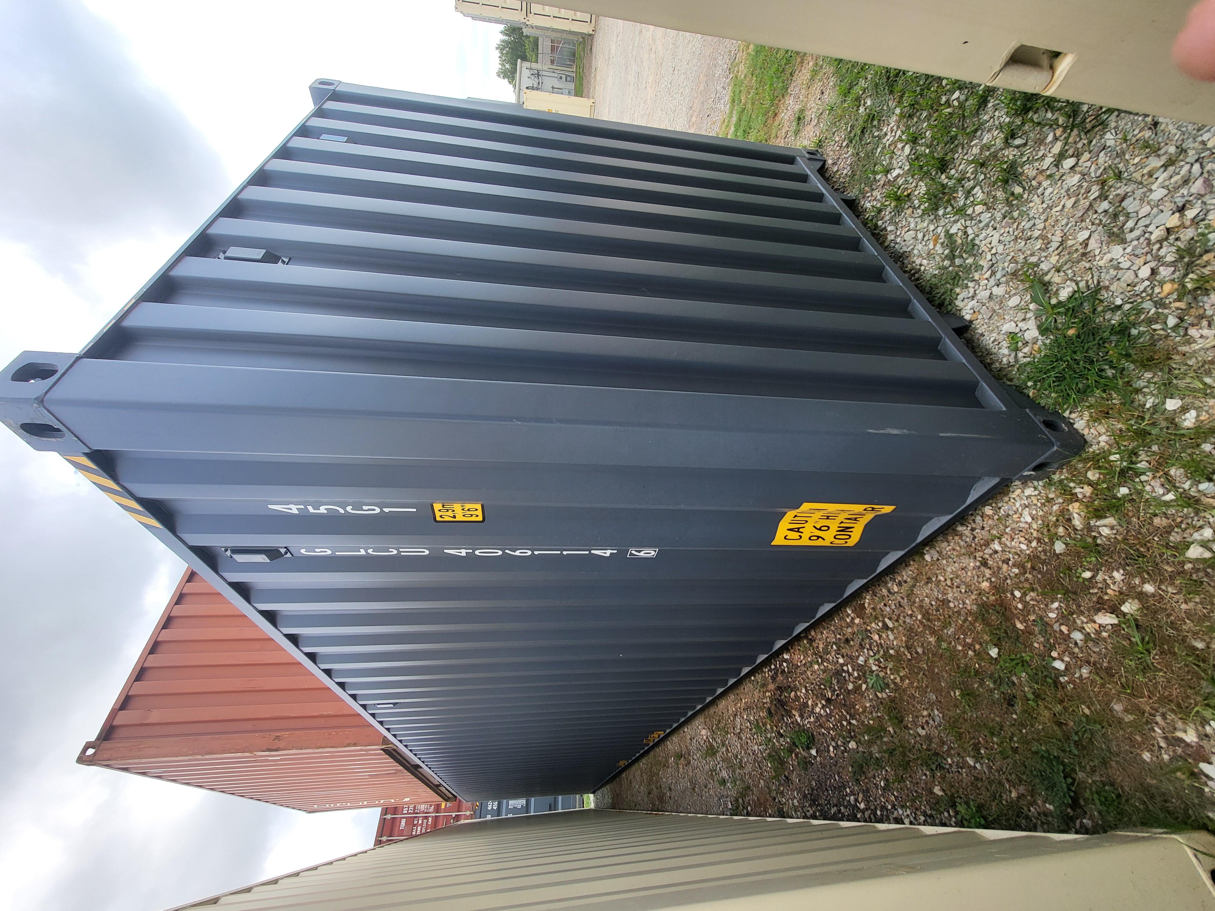 Rear corner view of the product