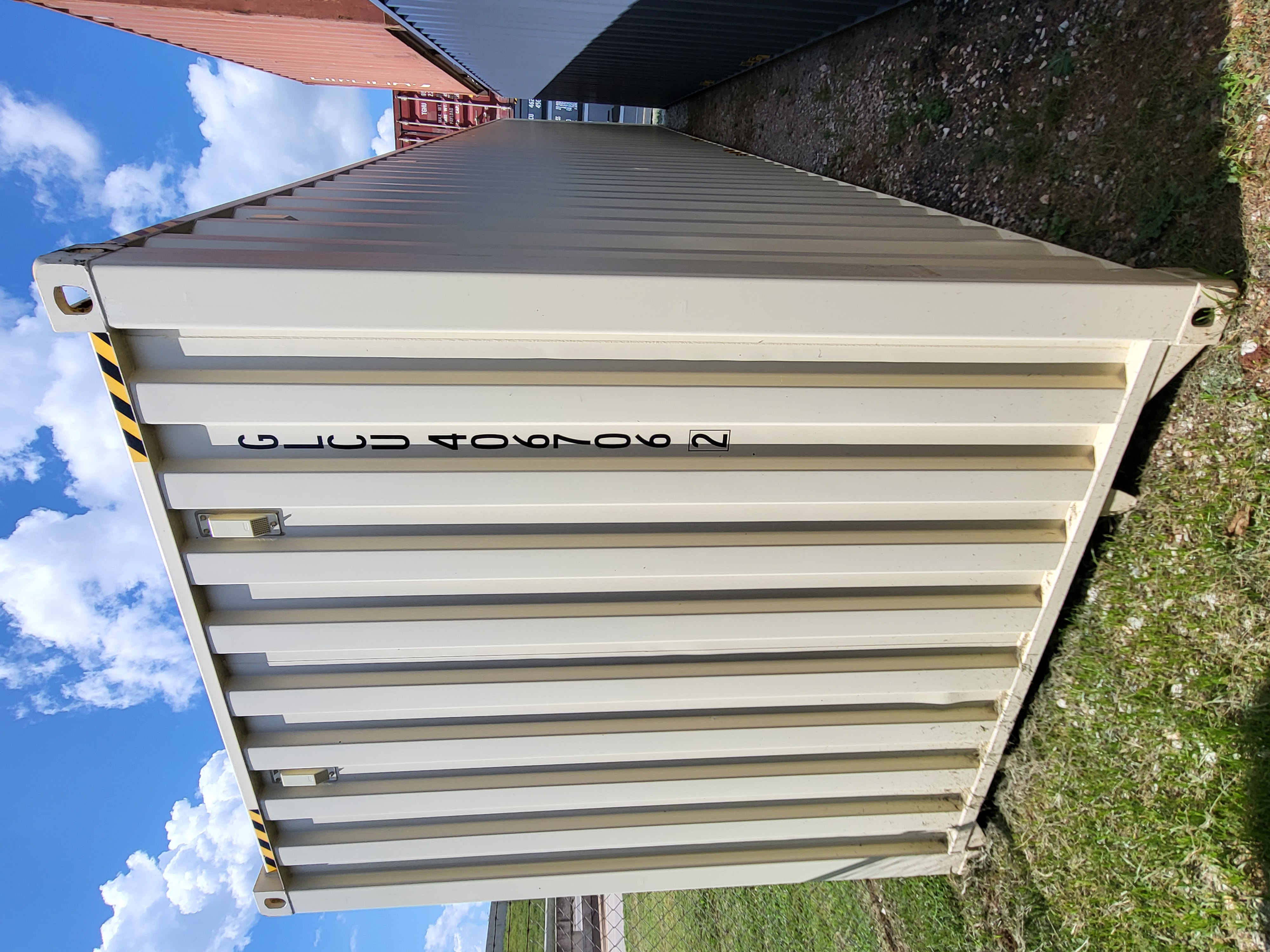 Rear corner view of the product