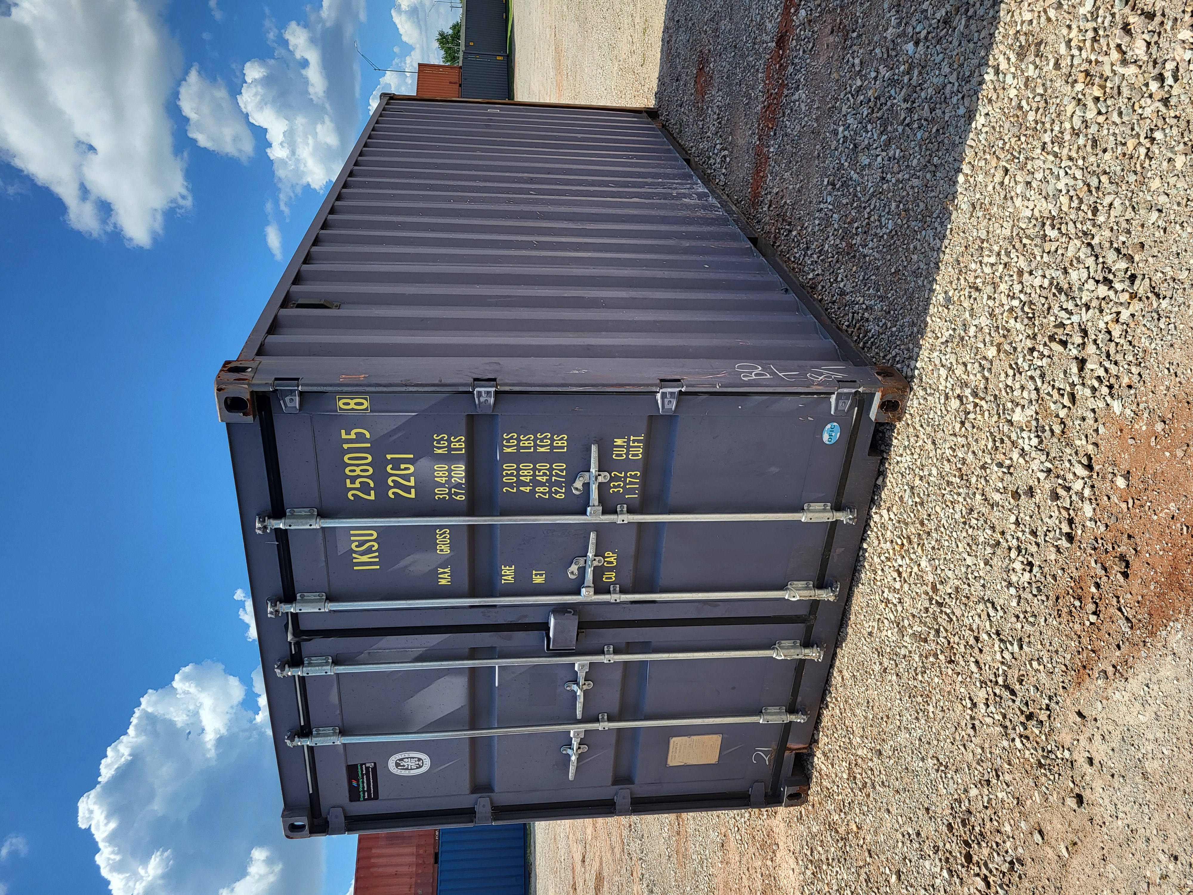 Front corner view of the product