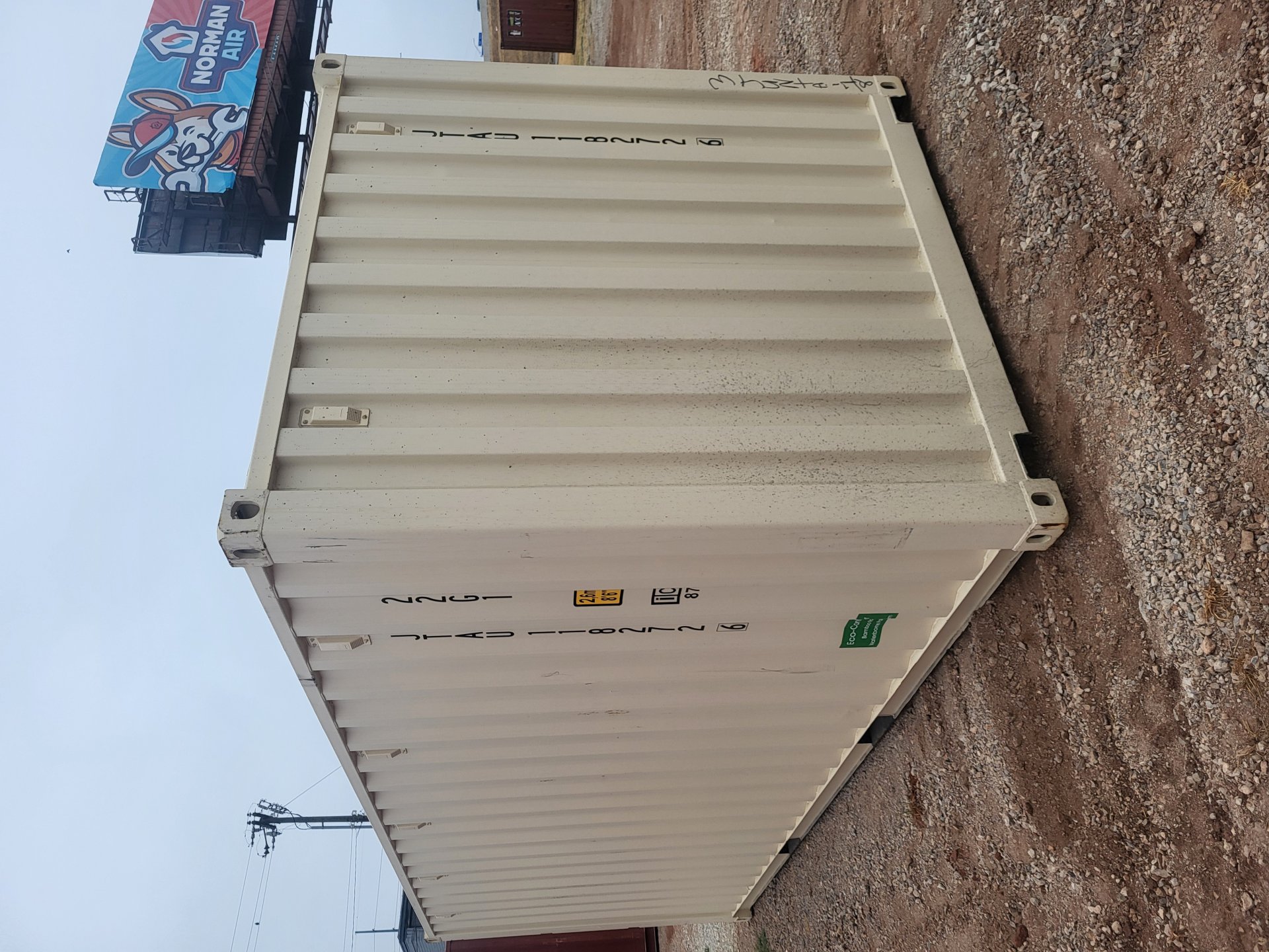 Rear corner view of the product