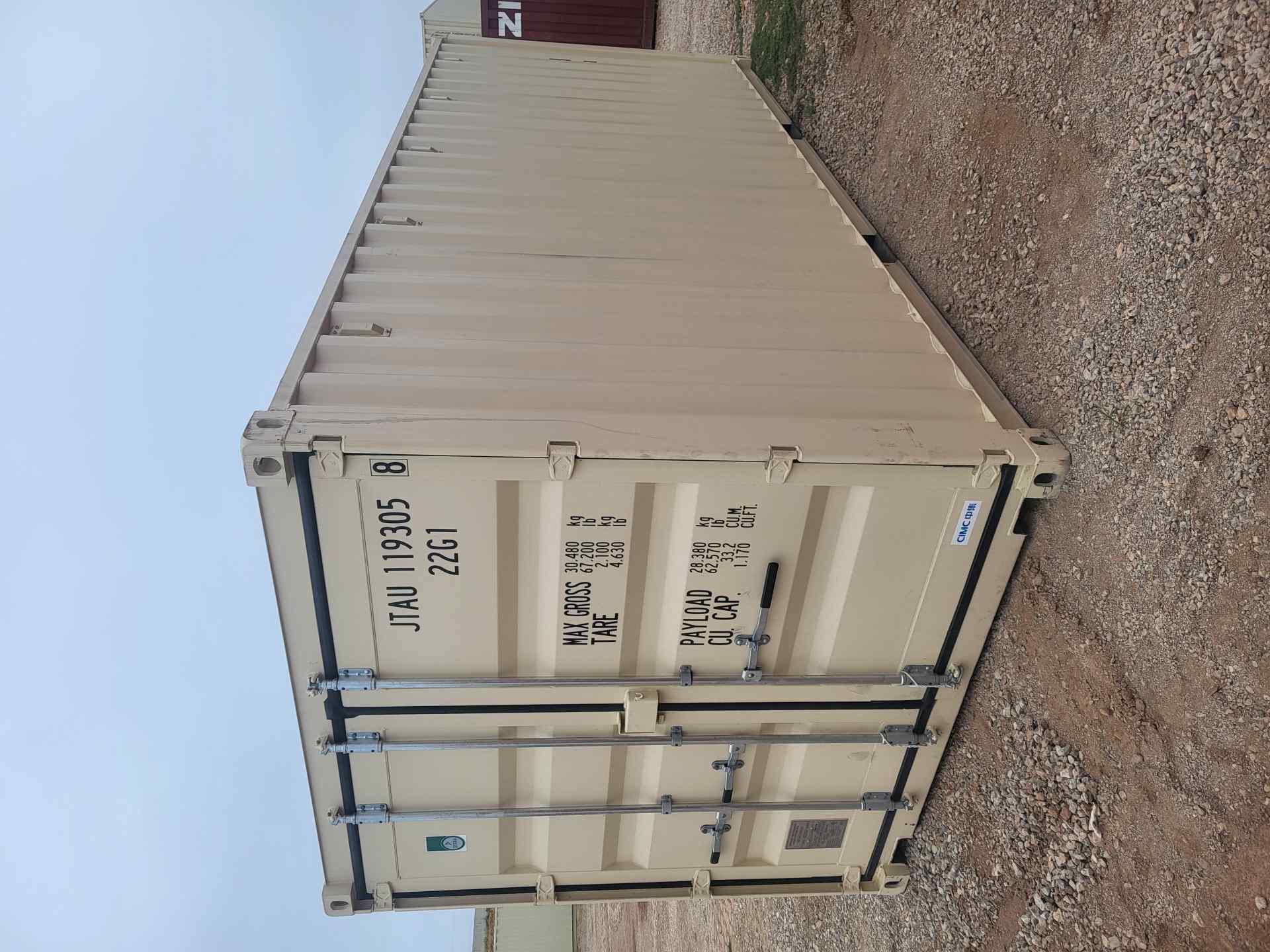 Front corner view of the product