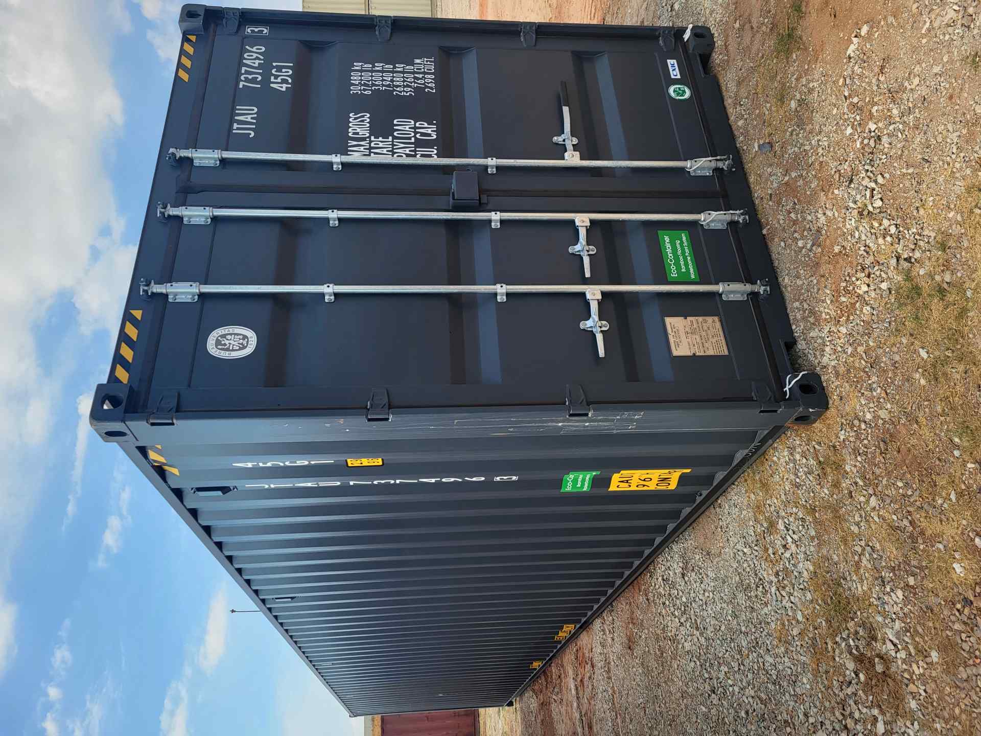 Front corner view of the product