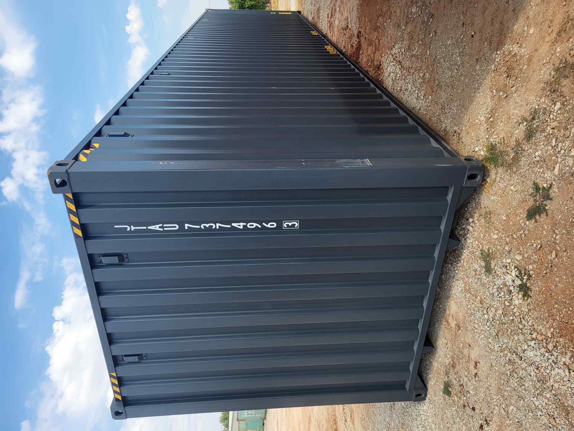 Rear corner view of the product