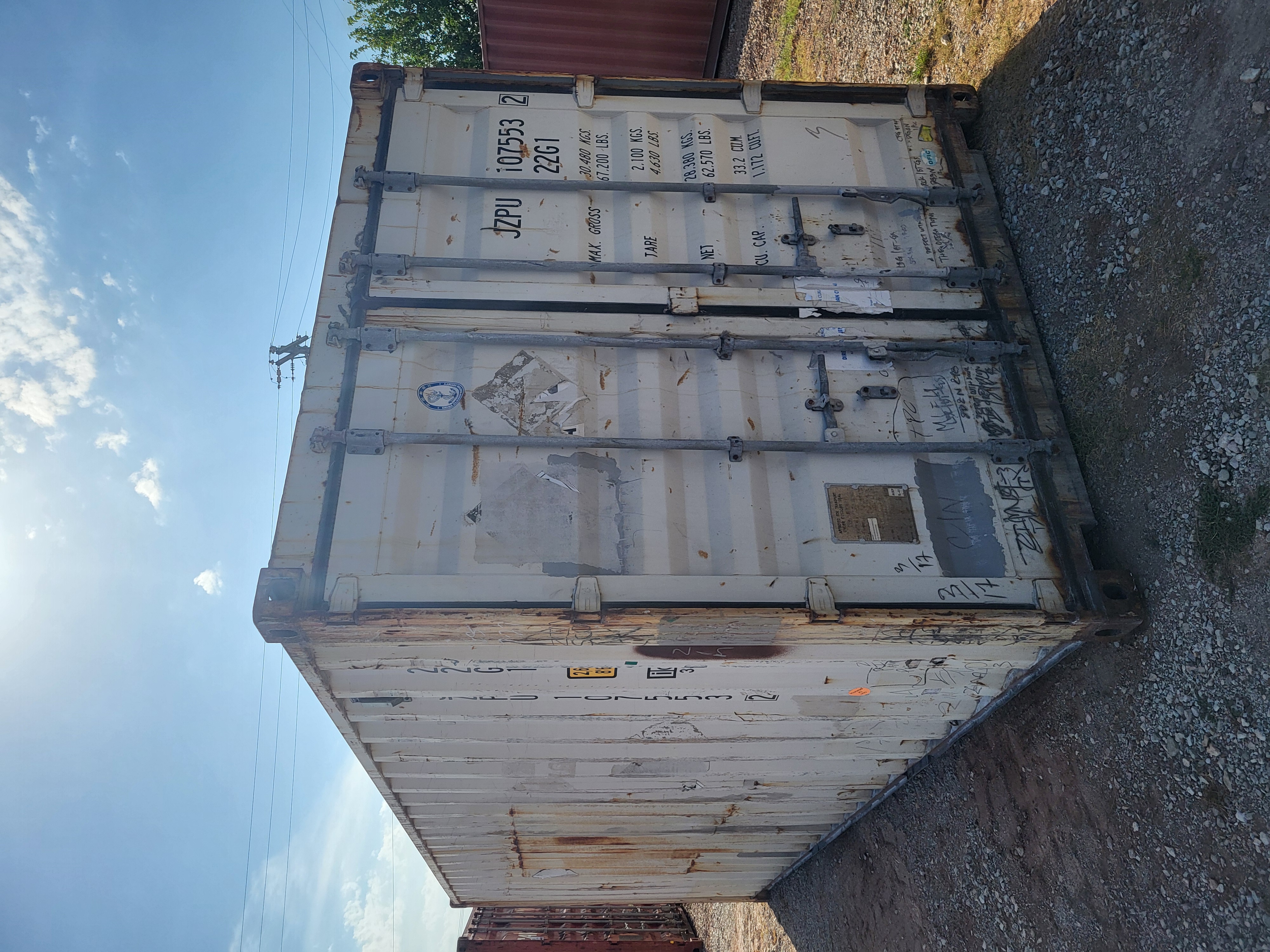Front corner view of the product