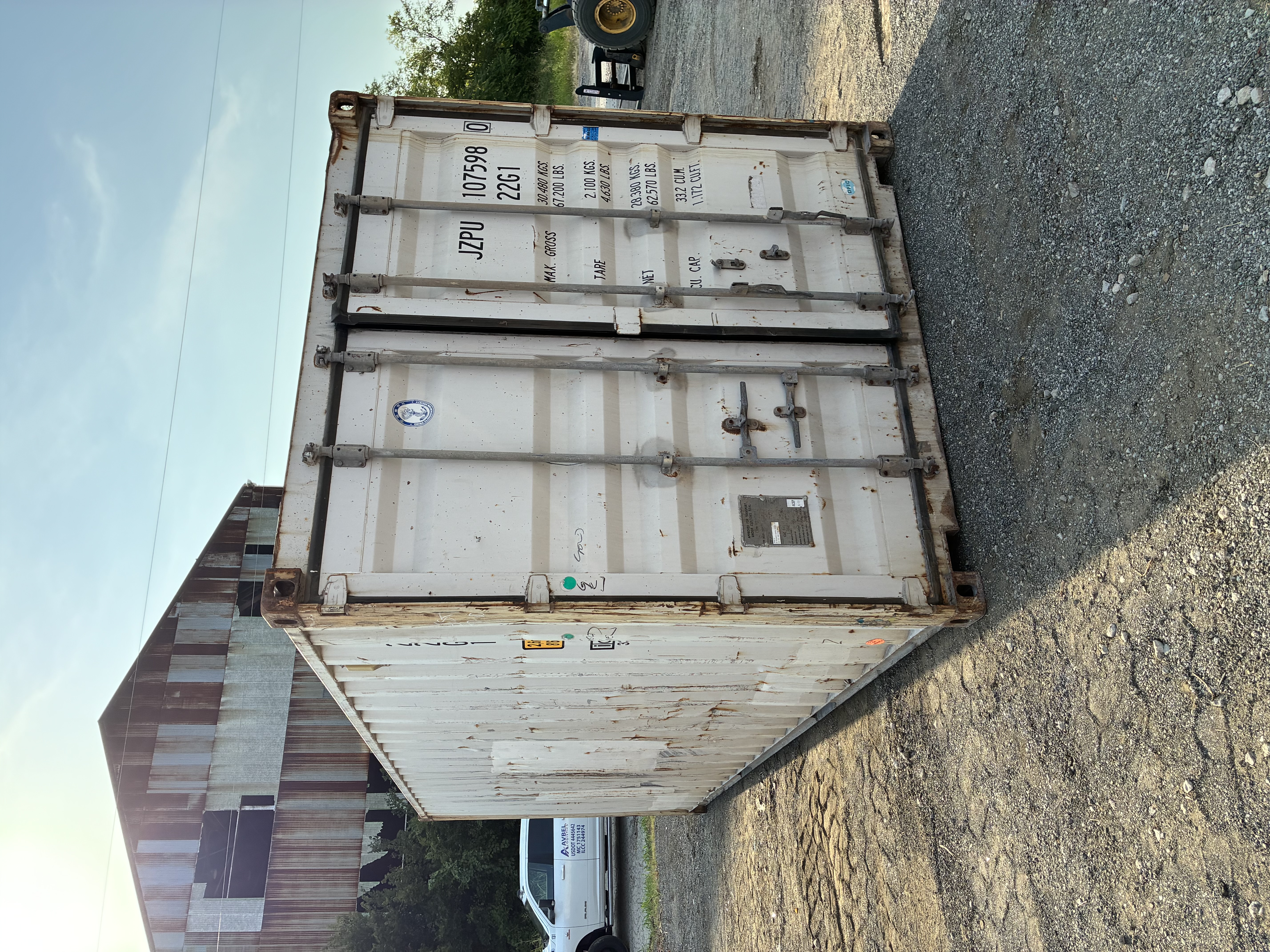 Front corner view of the product