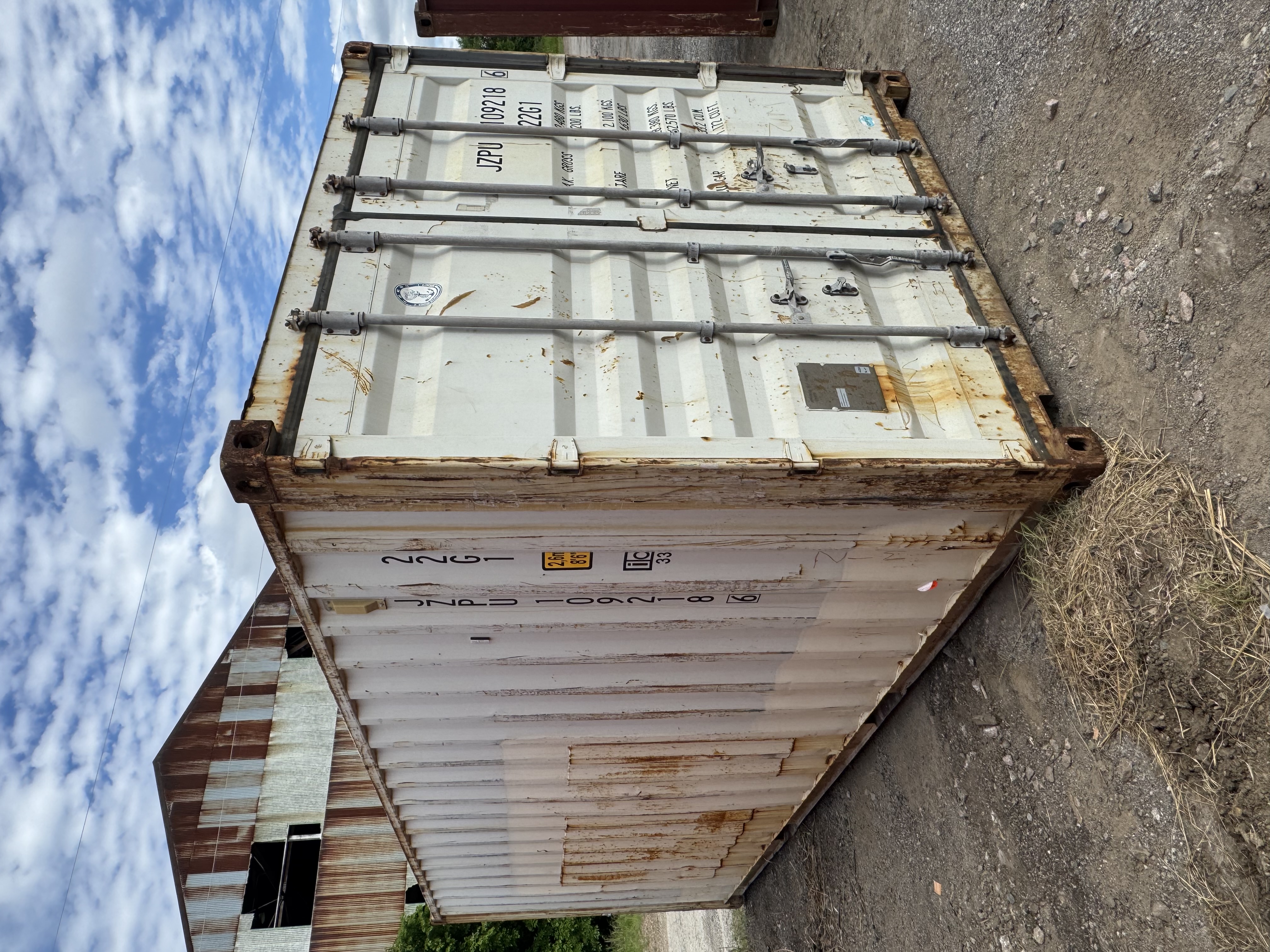 Front corner view of the product