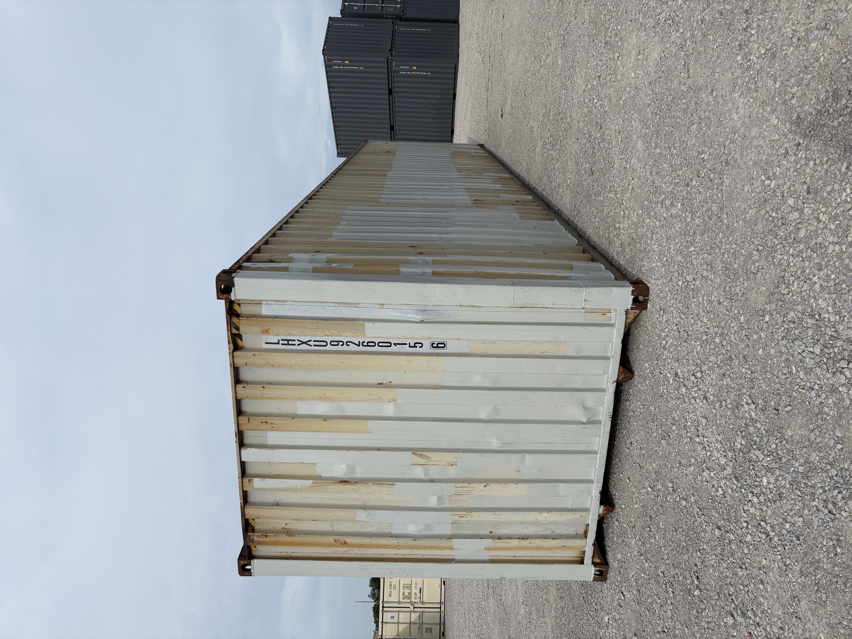 Rear corner view of the product