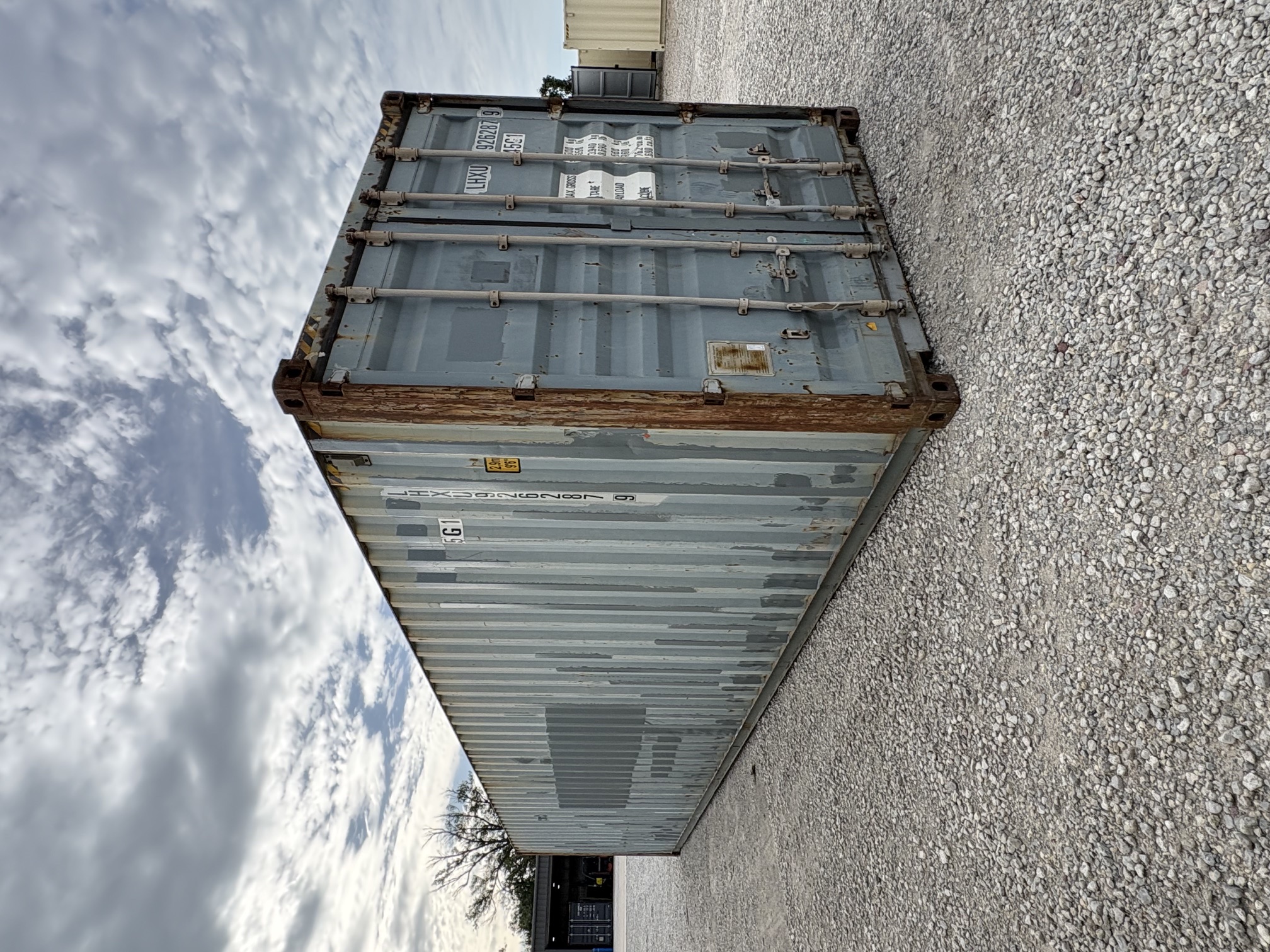 Front corner view of the product