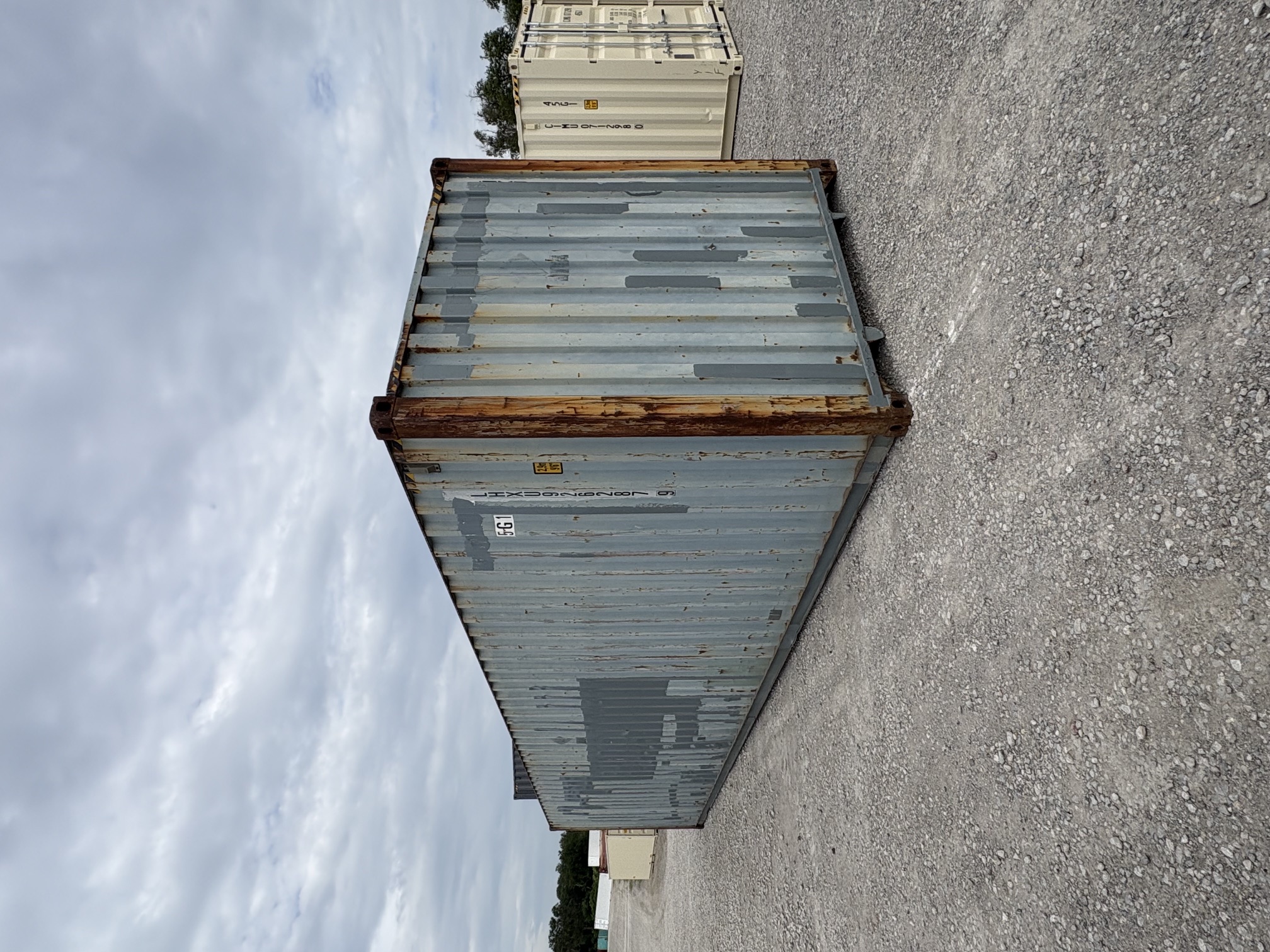 Rear corner view of the product